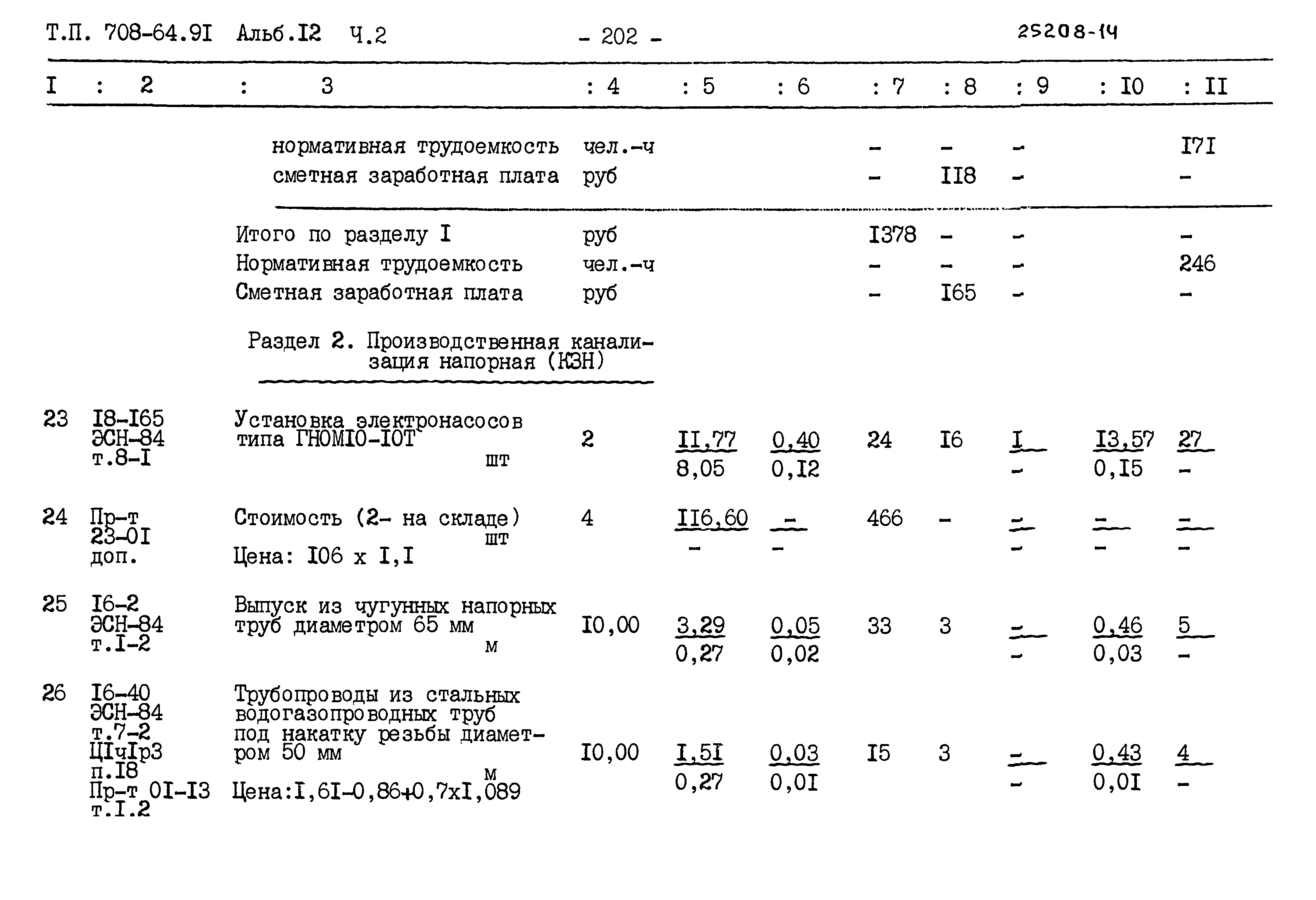Типовой проект 708-64.91