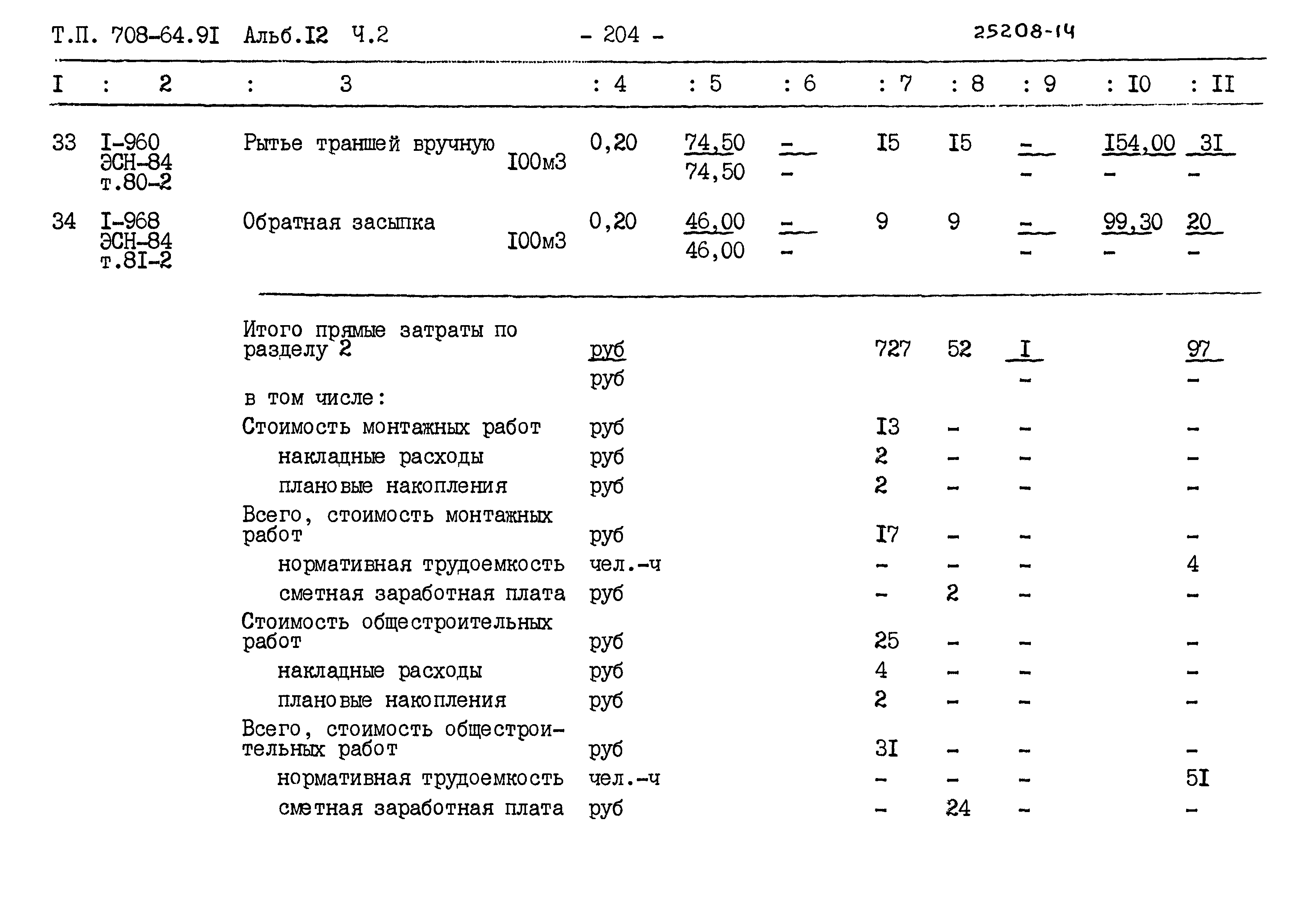 Типовой проект 708-64.91