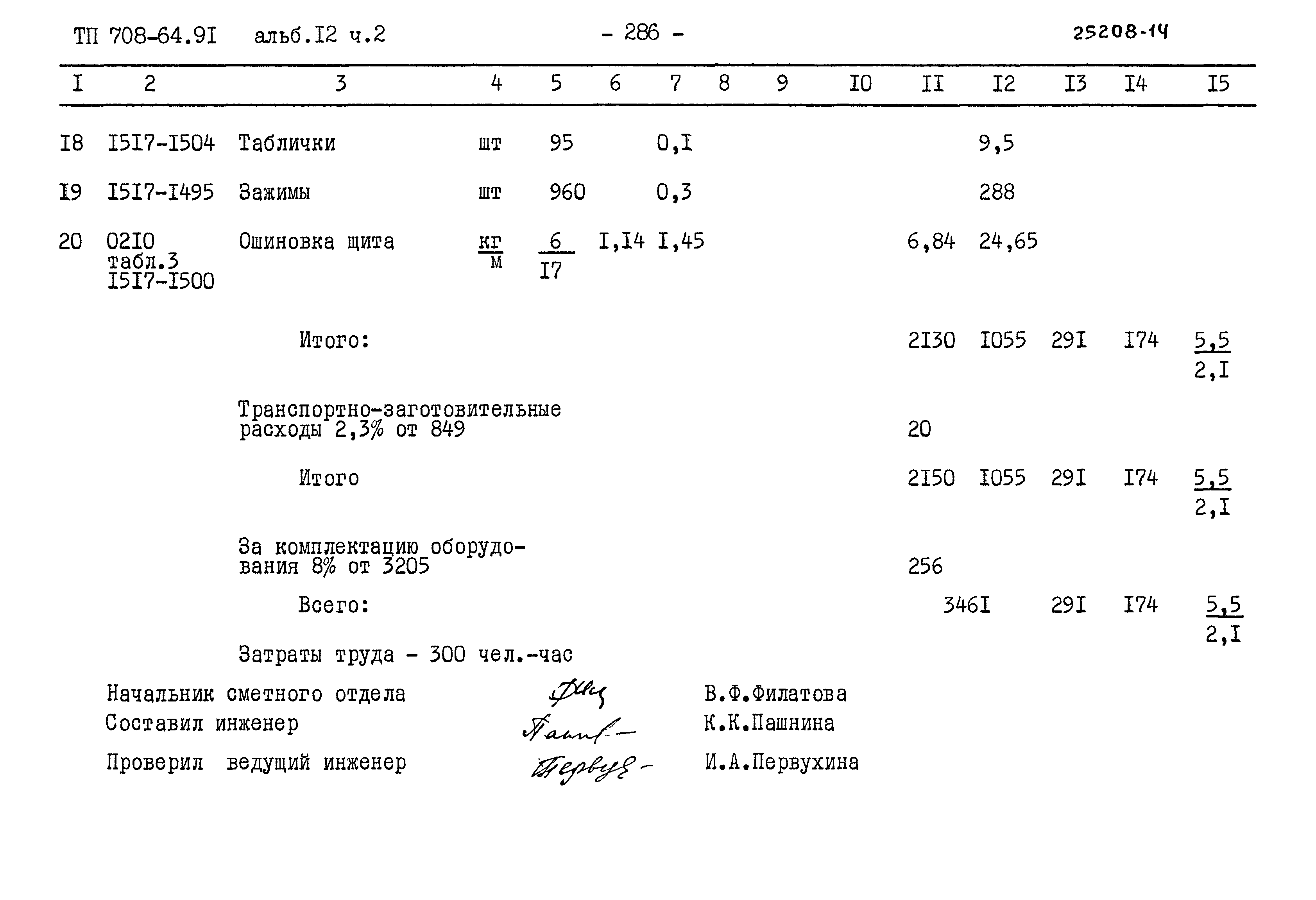 Типовой проект 708-64.91