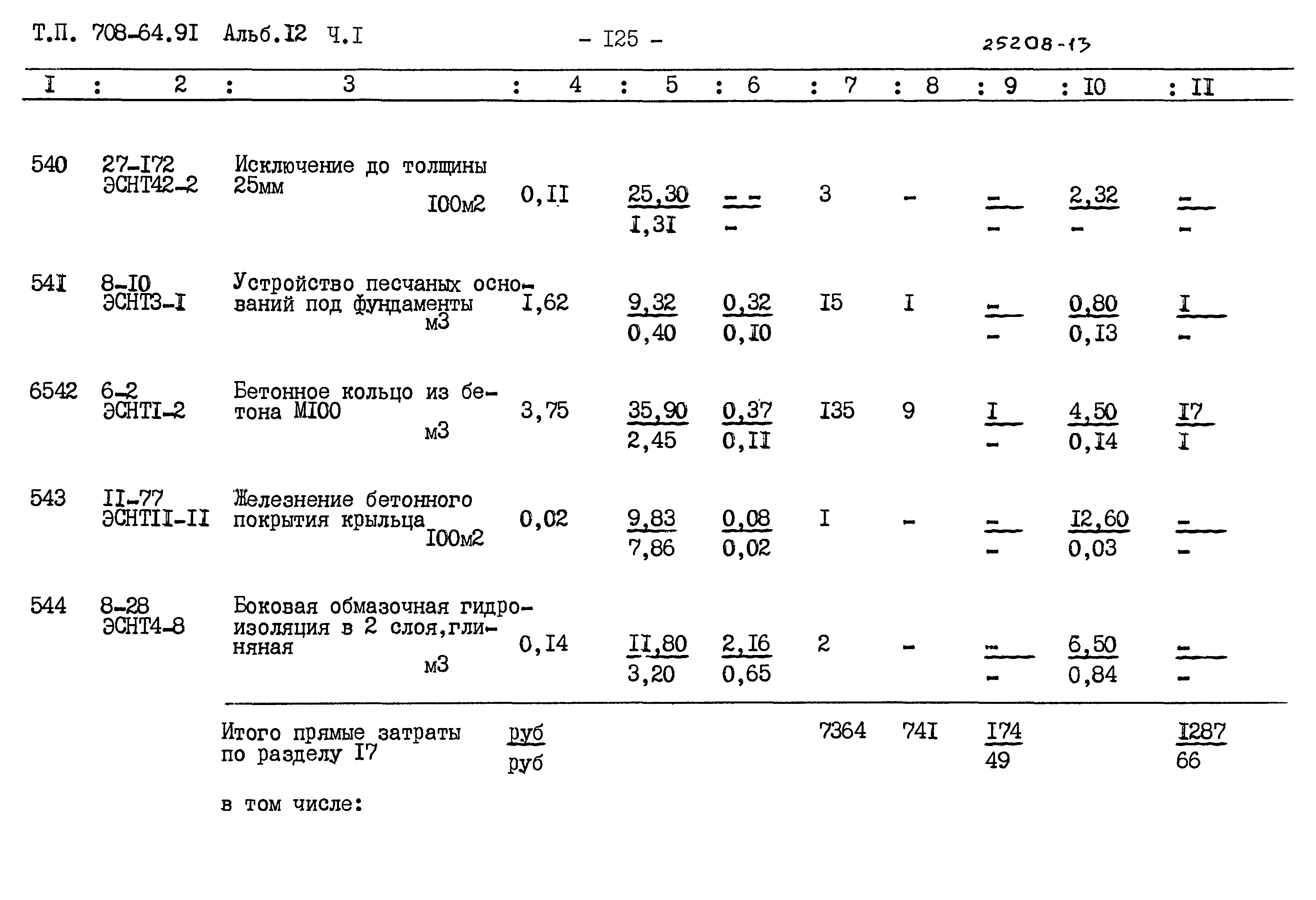 Типовой проект 708-64.91