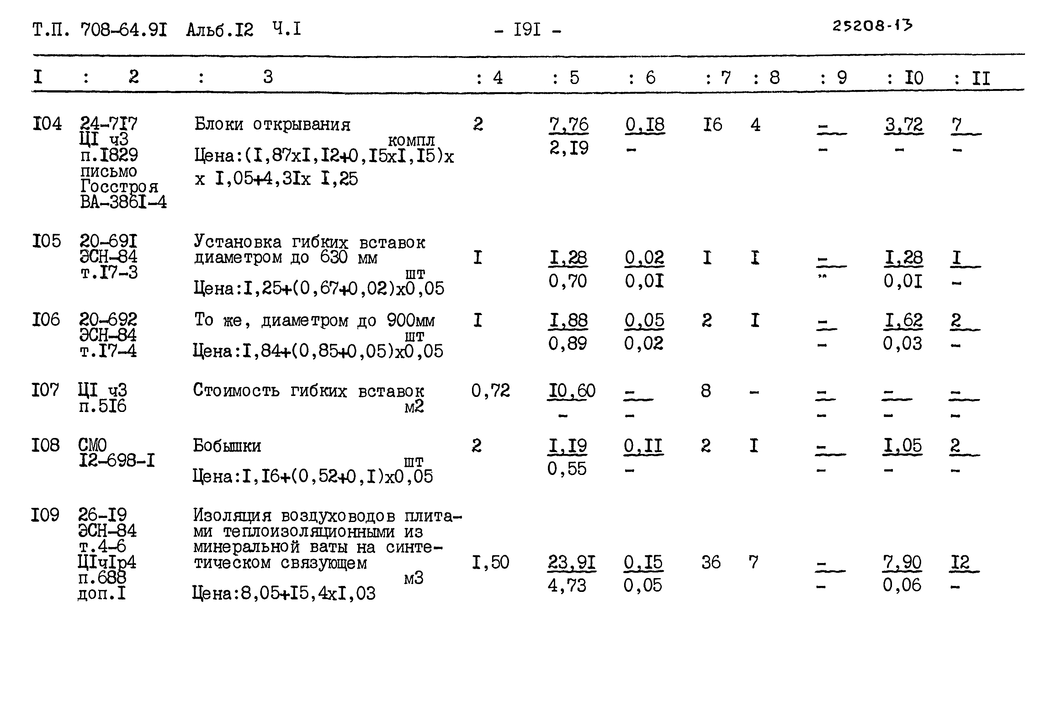Типовой проект 708-64.91