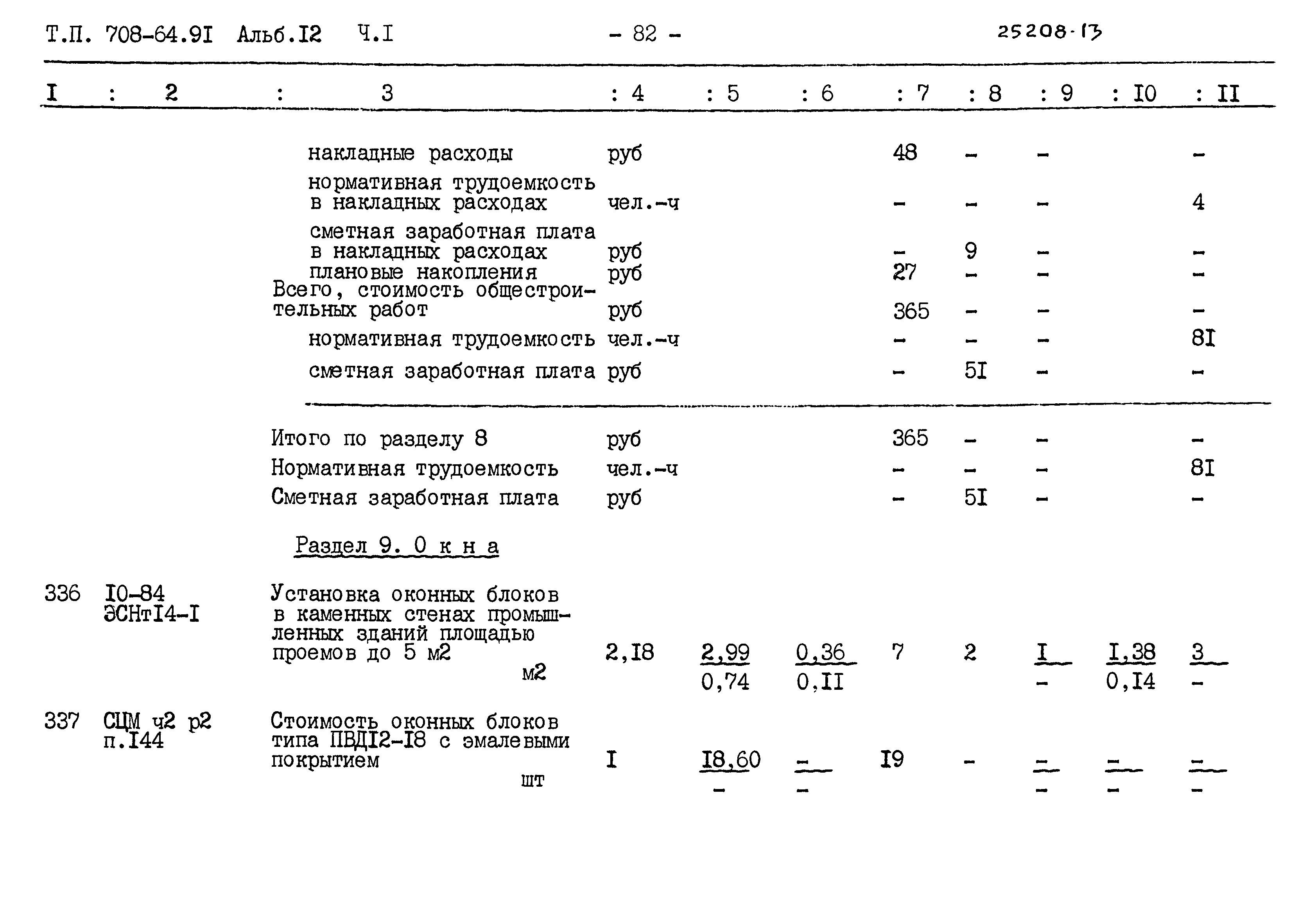 Типовой проект 708-64.91