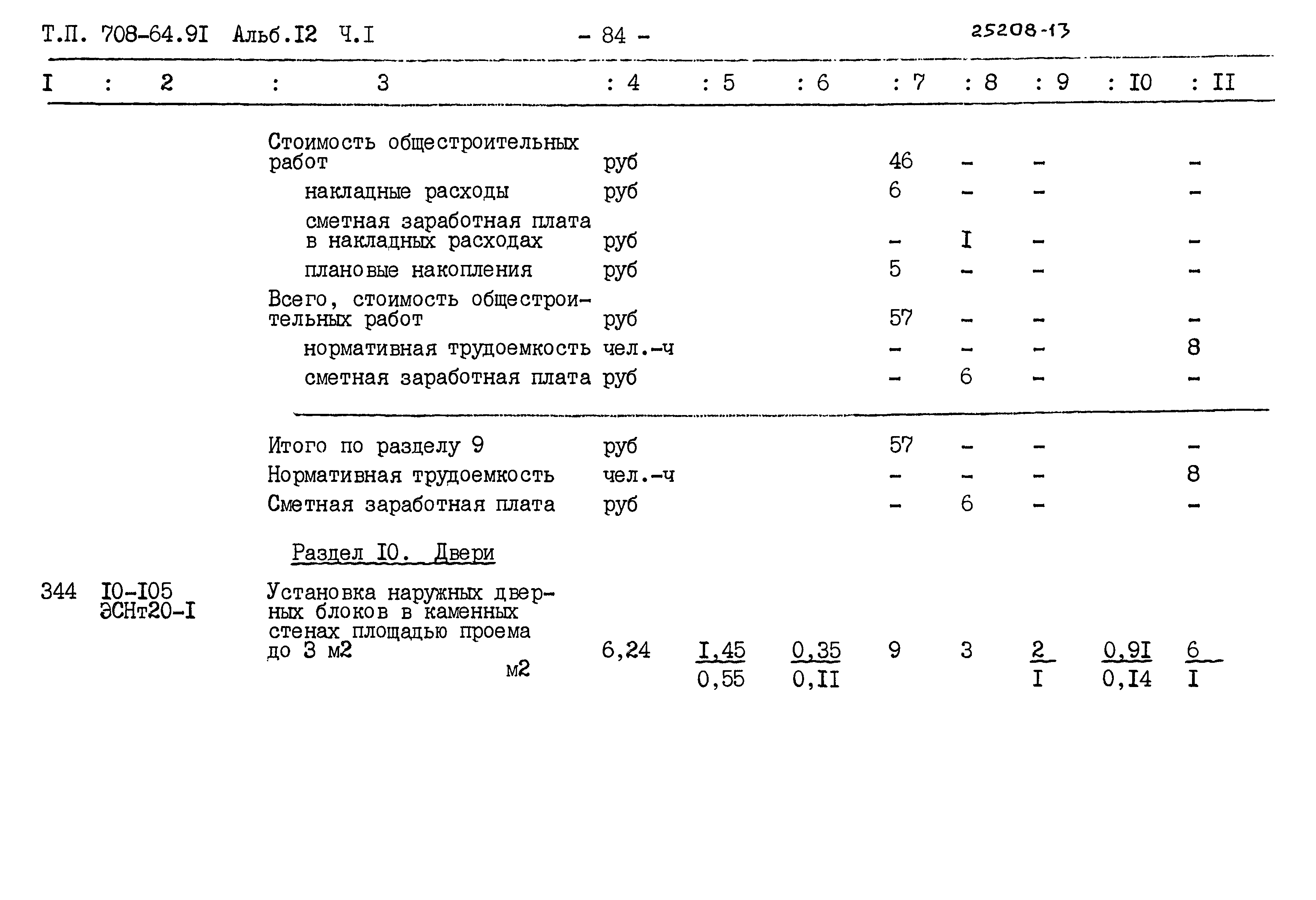 Типовой проект 708-64.91