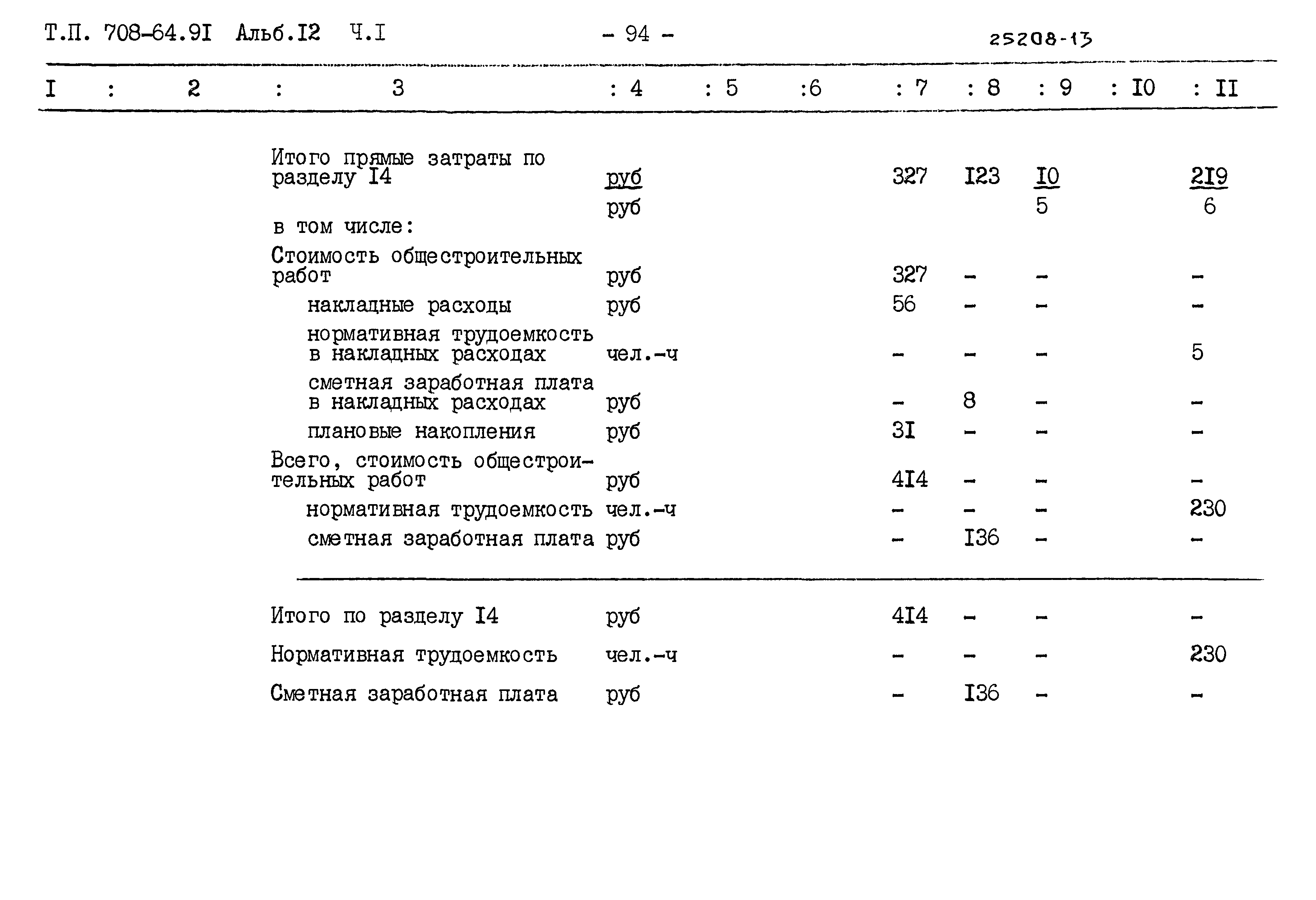 Типовой проект 708-64.91