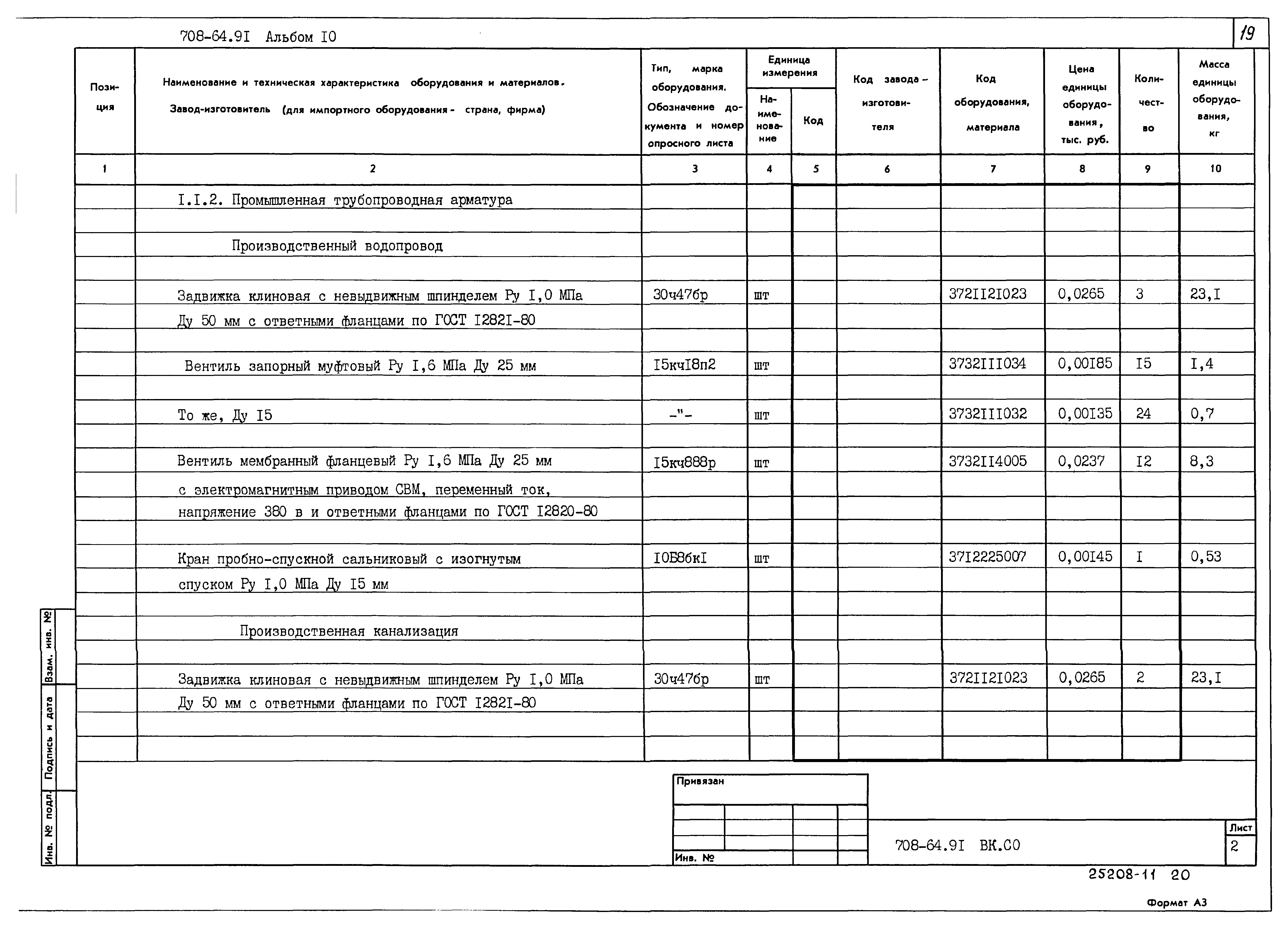 Типовой проект 708-64.91