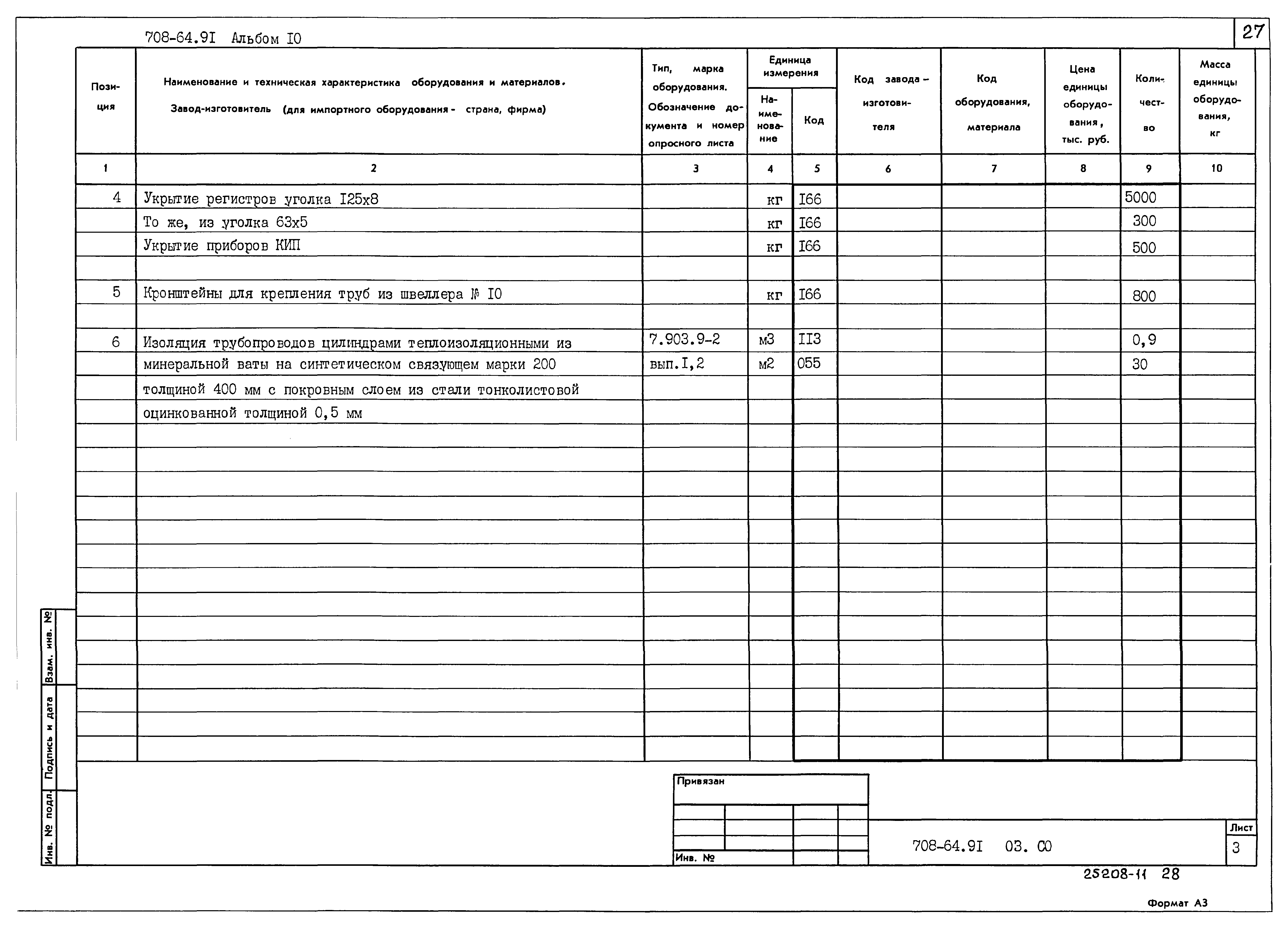 Типовой проект 708-64.91
