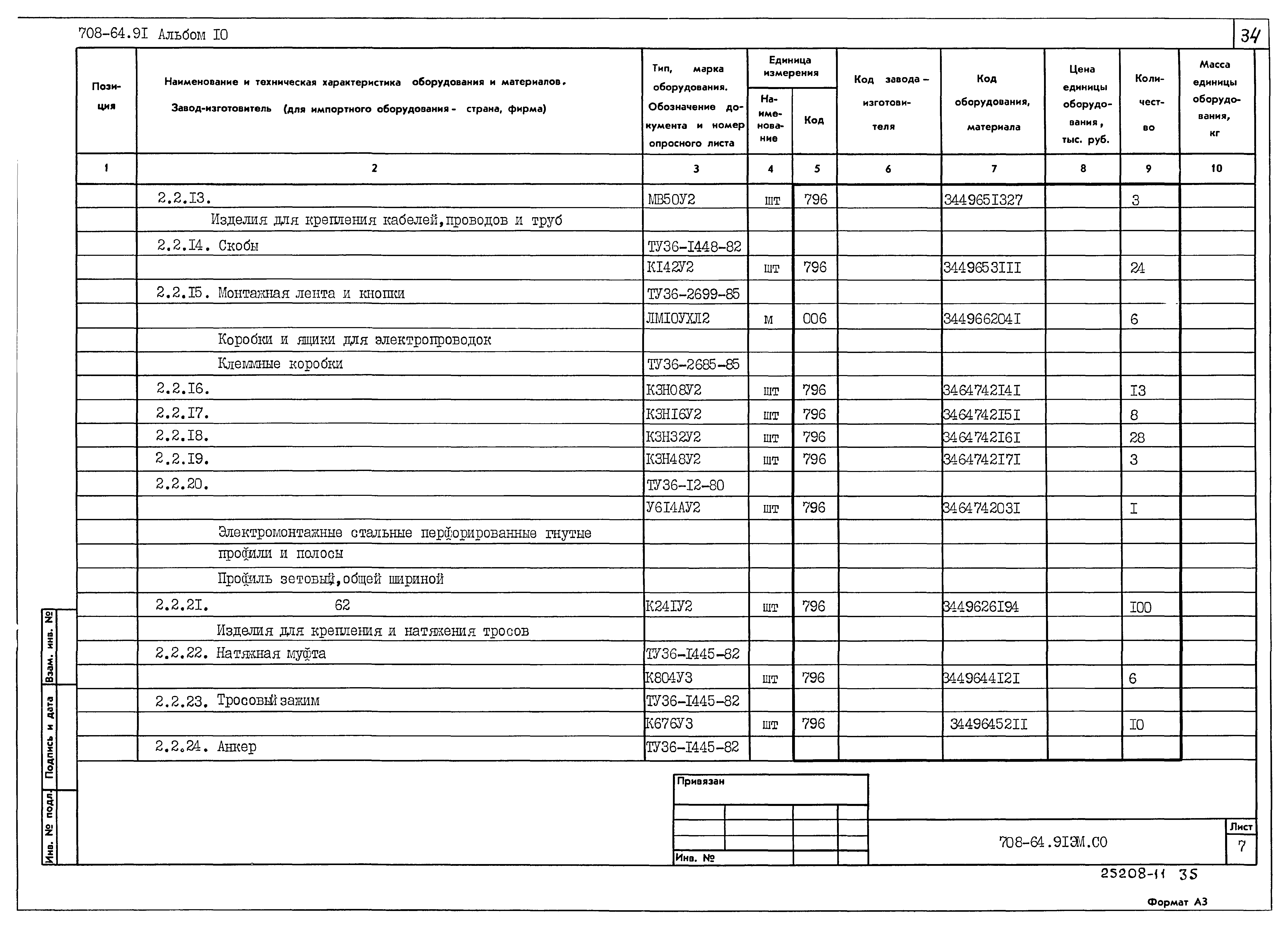 Типовой проект 708-64.91