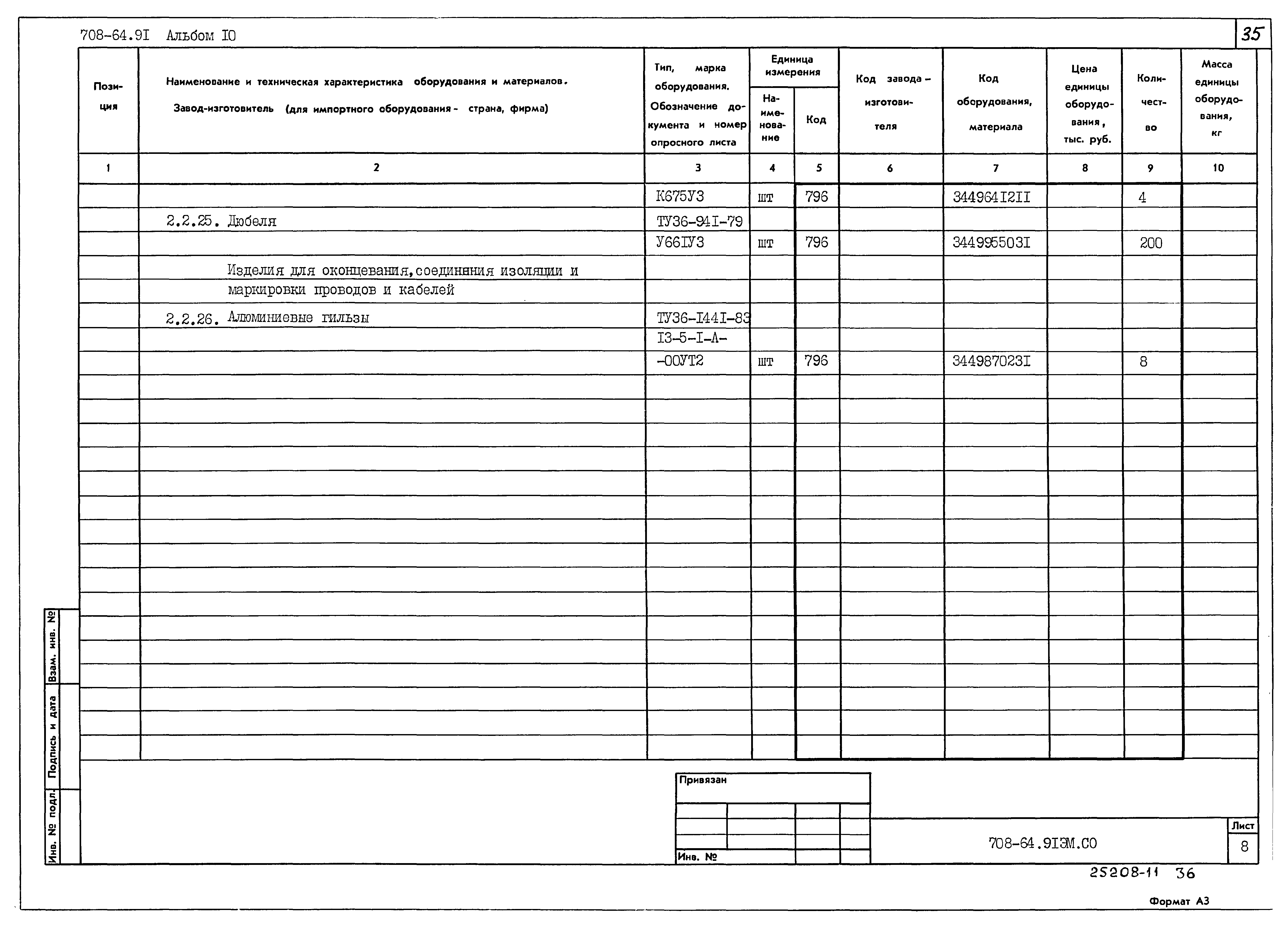 Типовой проект 708-64.91