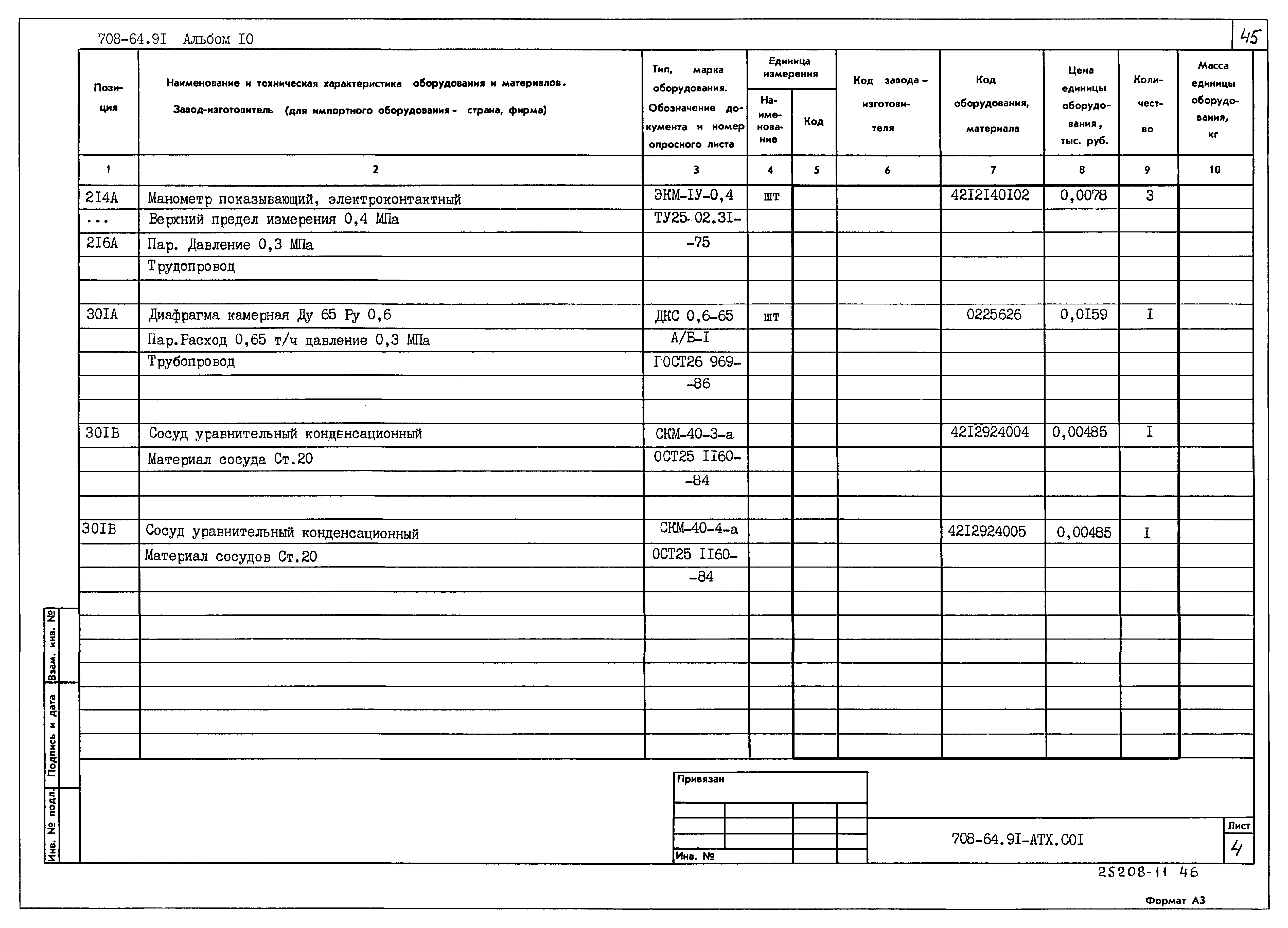 Типовой проект 708-64.91