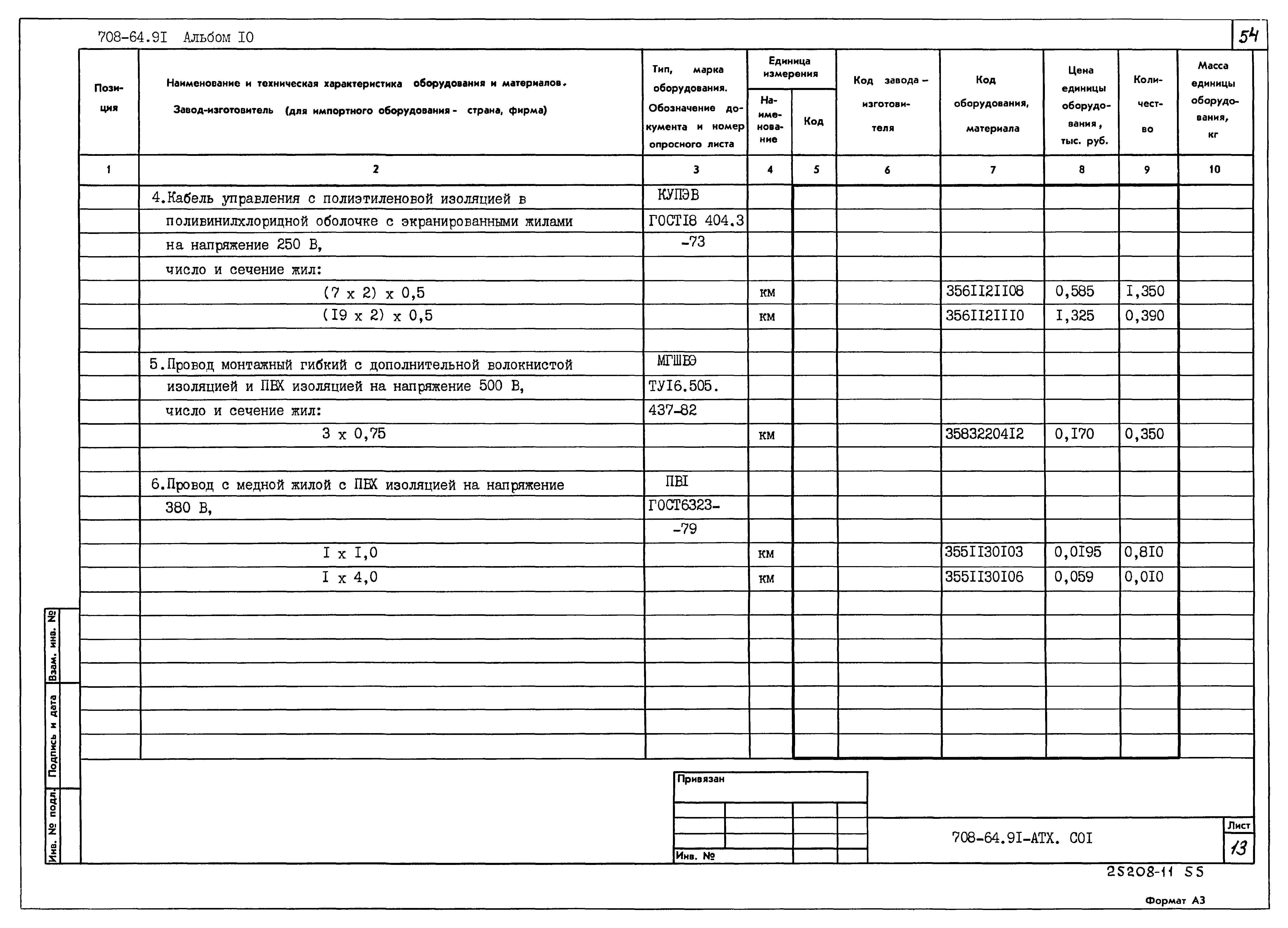 Типовой проект 708-64.91