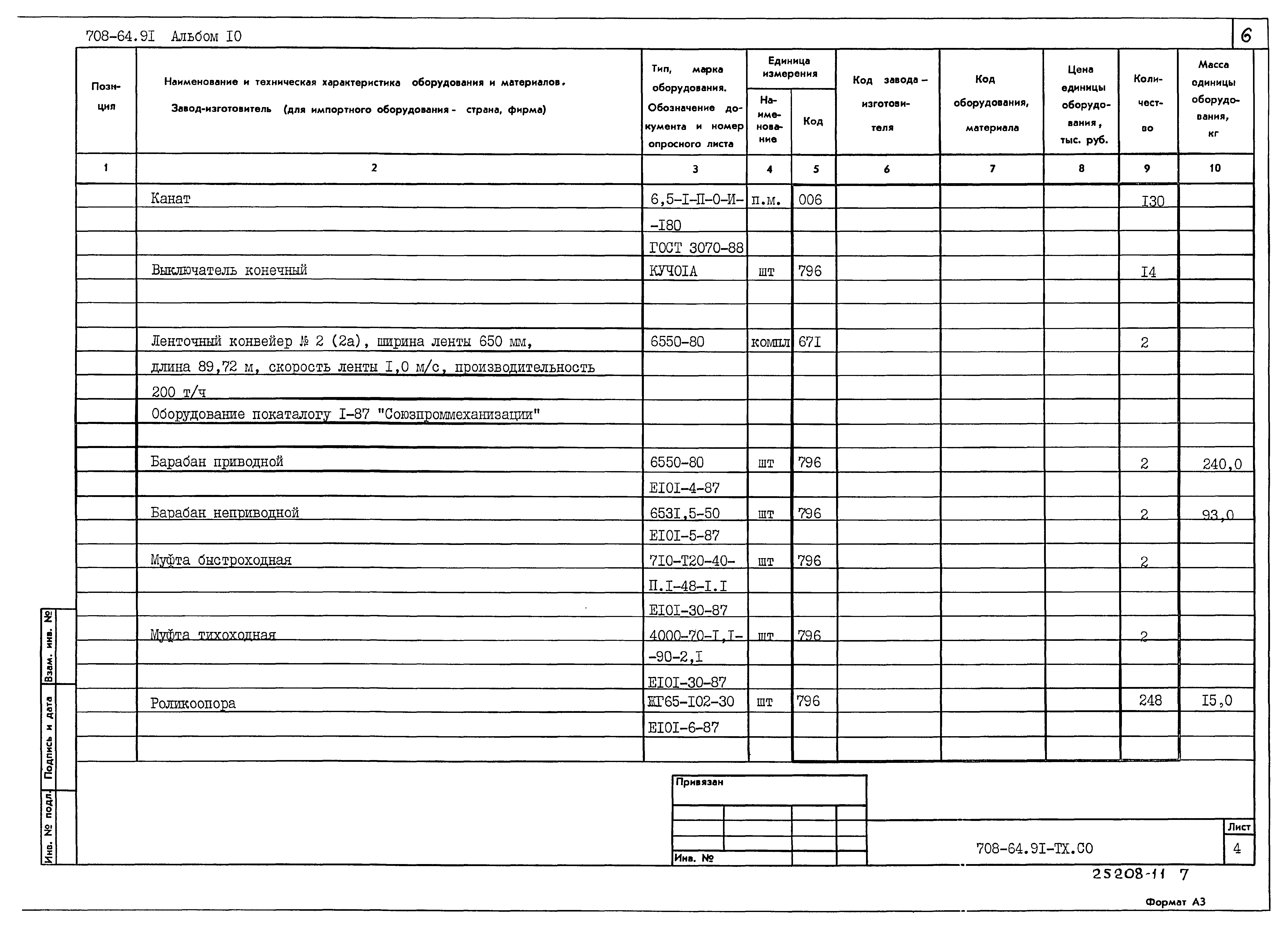 Типовой проект 708-64.91
