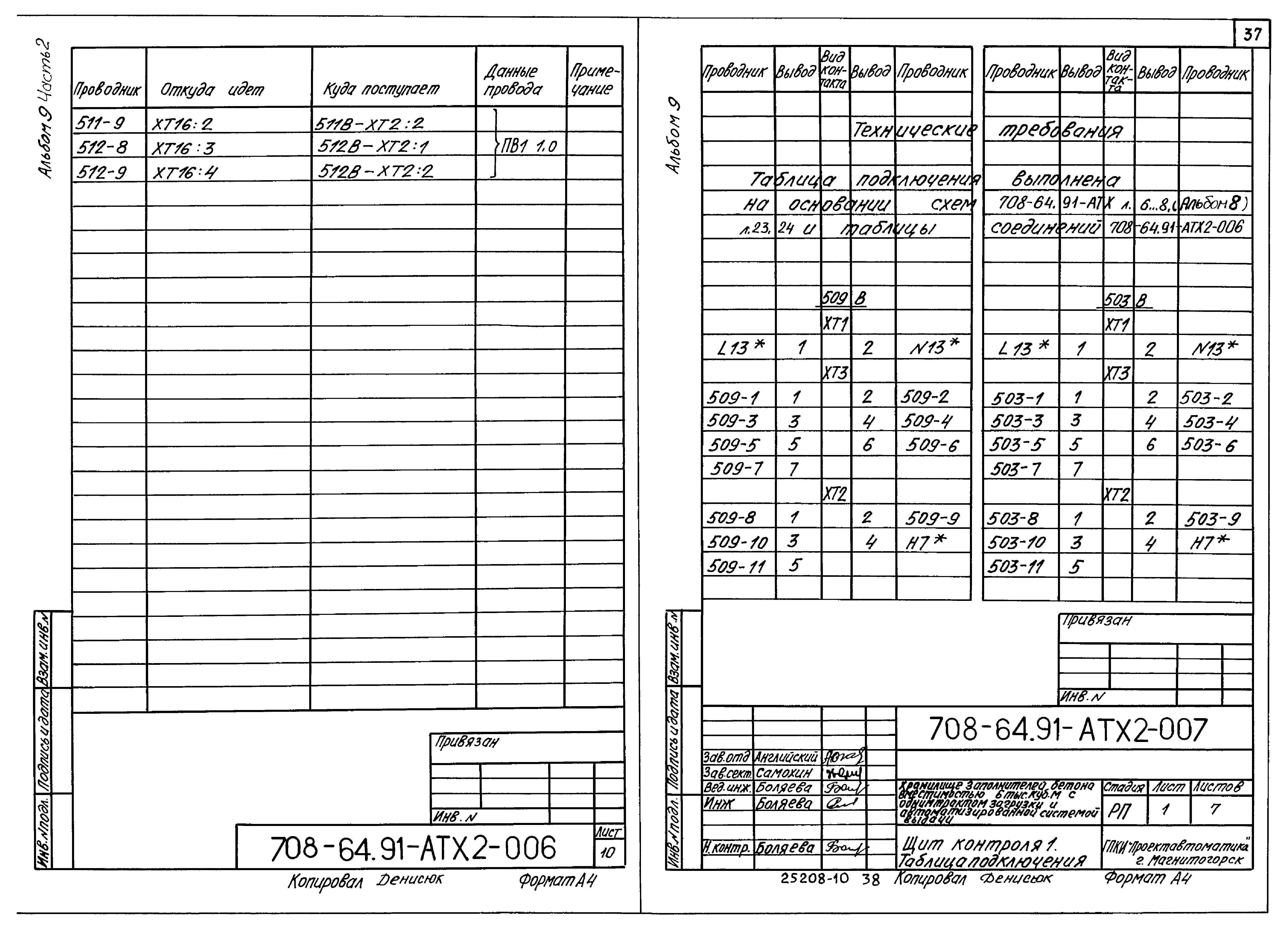Типовой проект 708-64.91