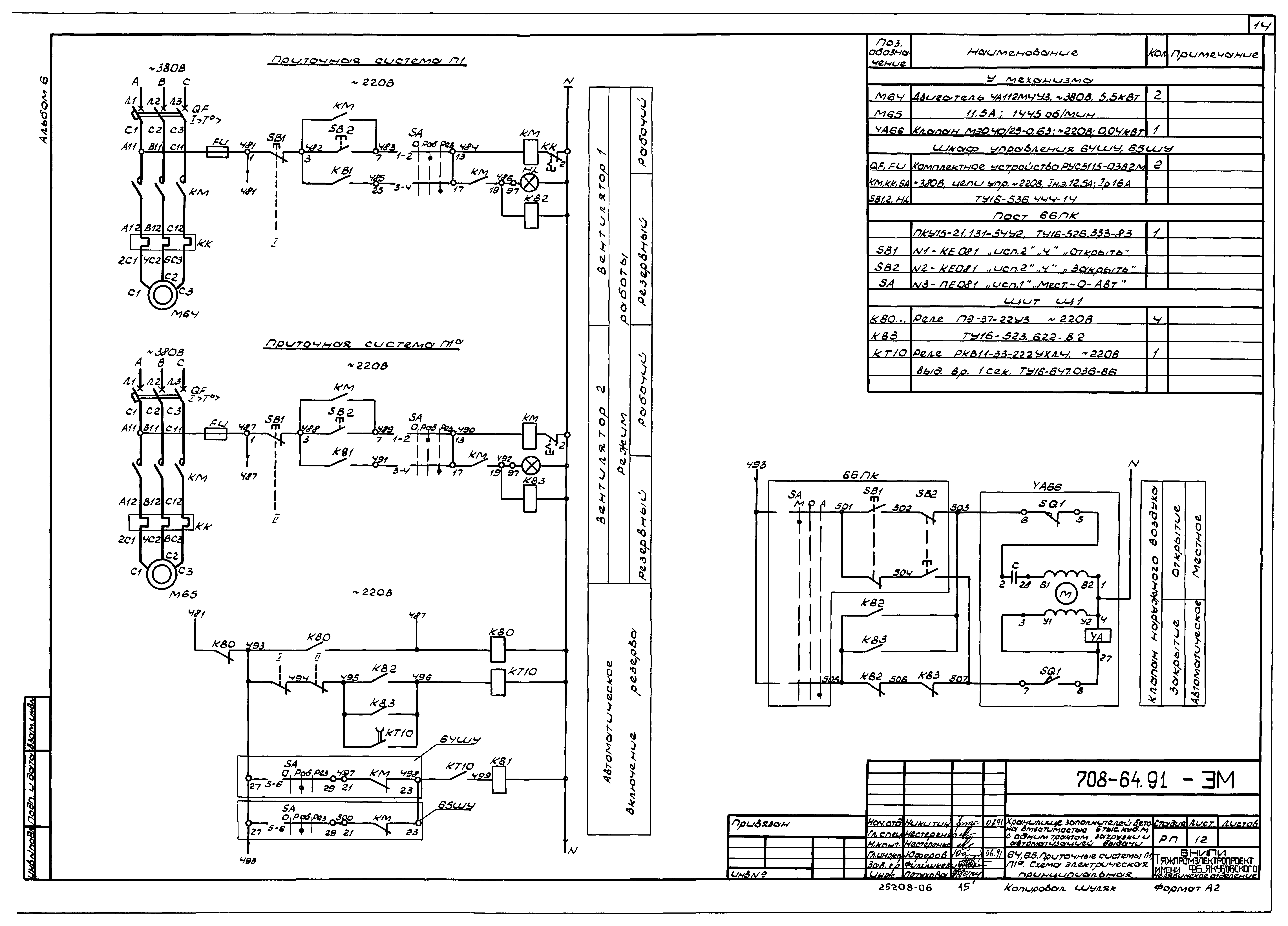 Типовой проект 708-64.91