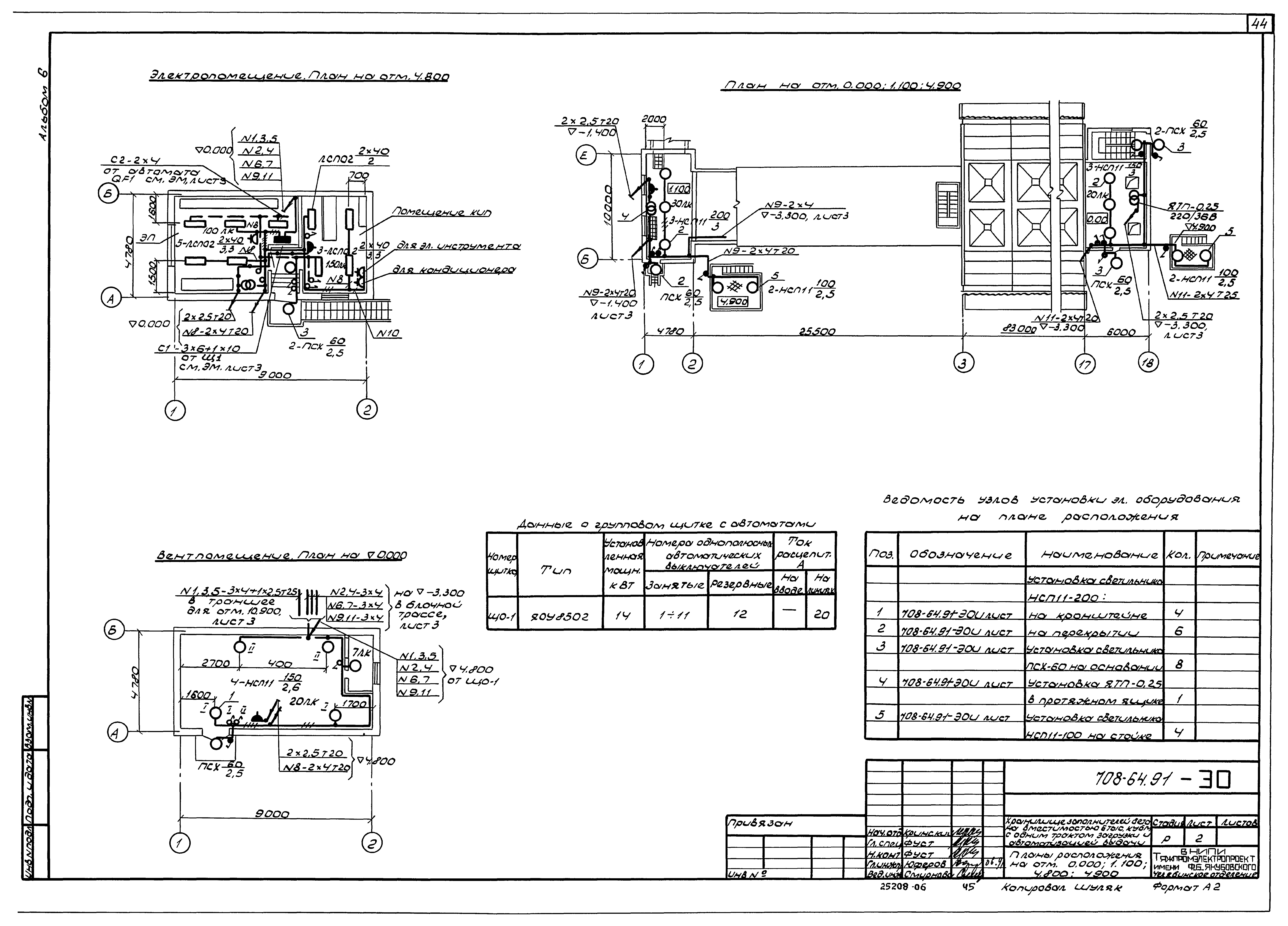 Типовой проект 708-64.91