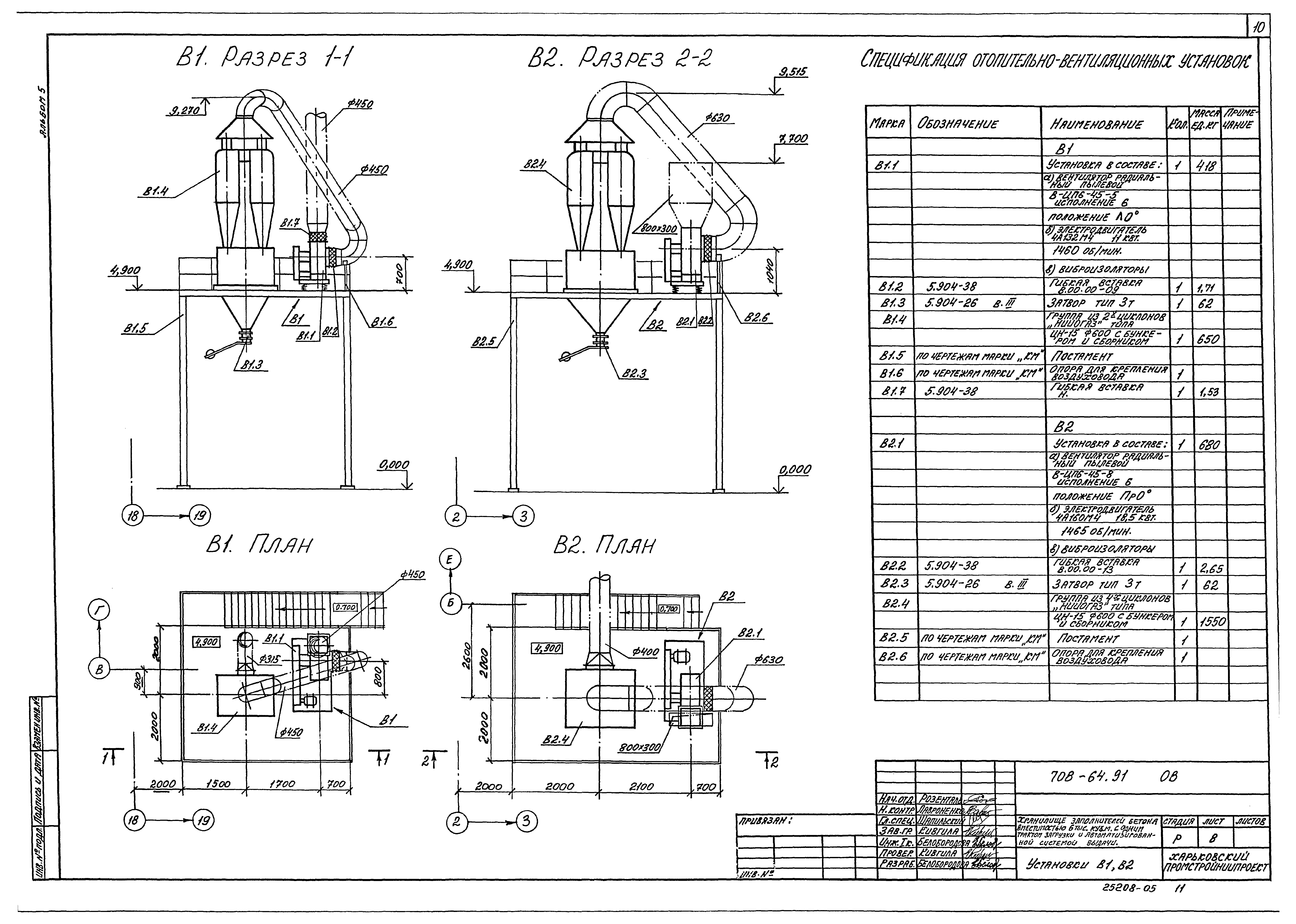 Типовой проект 708-64.91