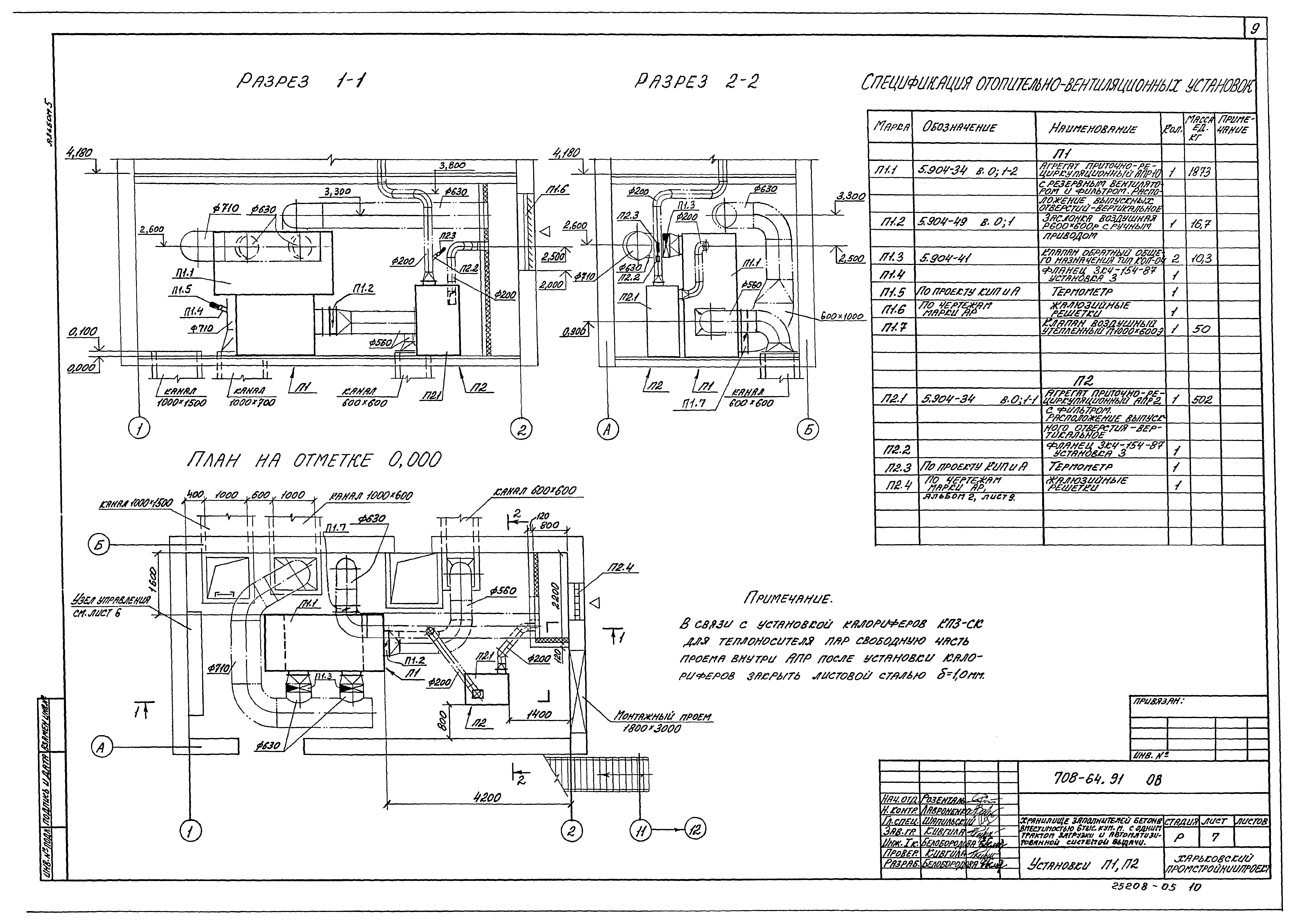 Типовой проект 708-64.91