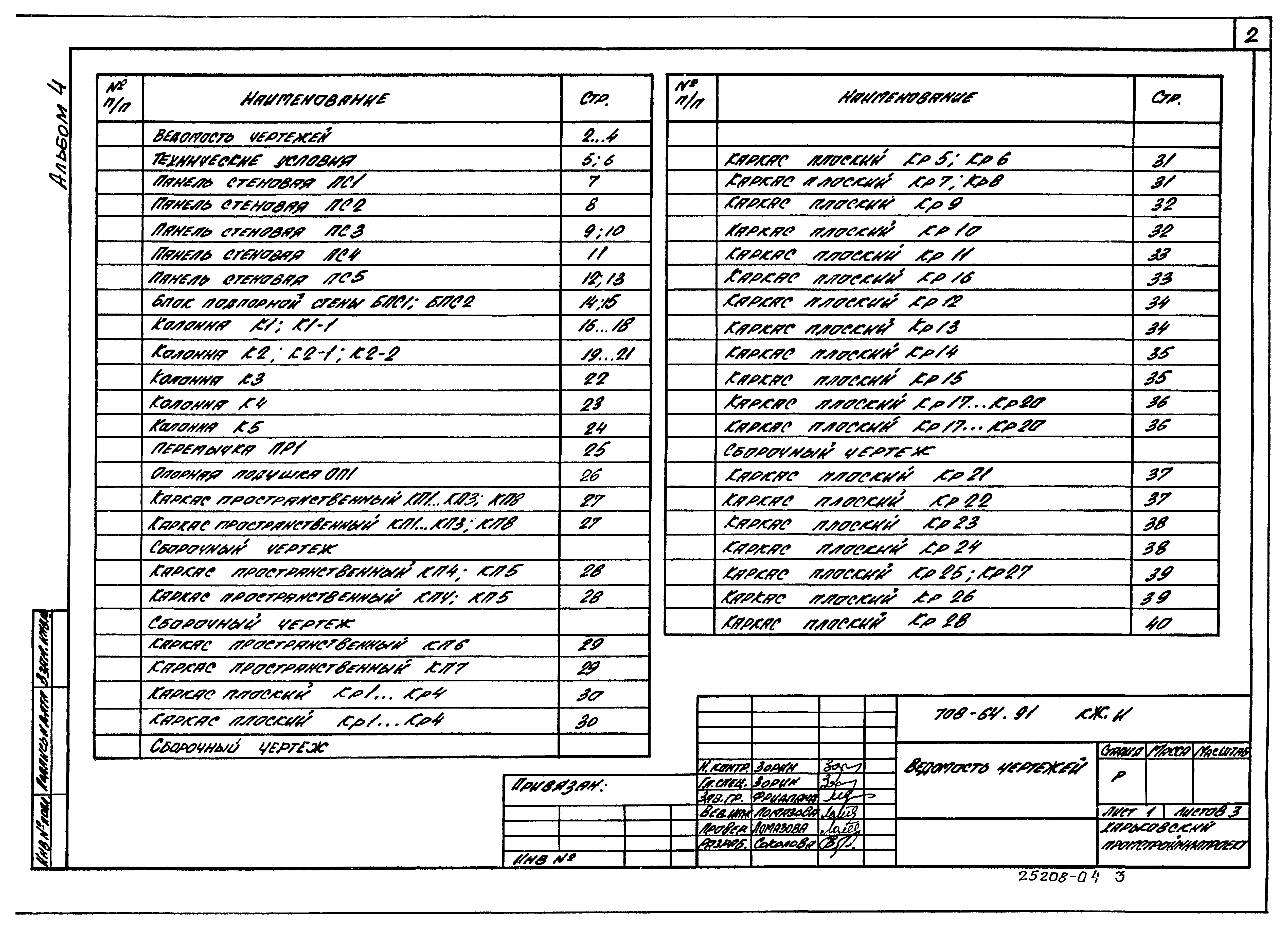 Типовой проект 708-64.91