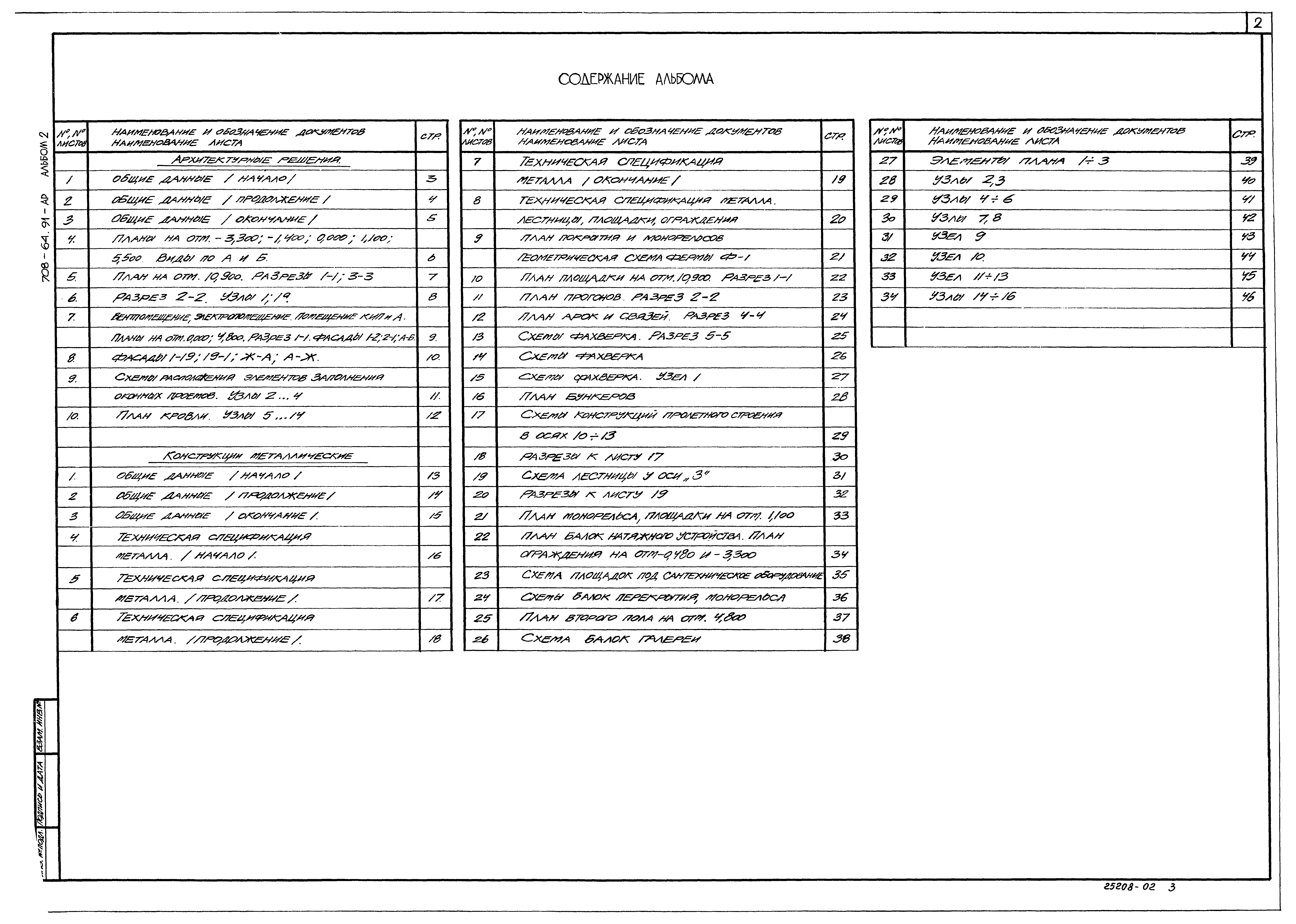 Типовой проект 708-64.91