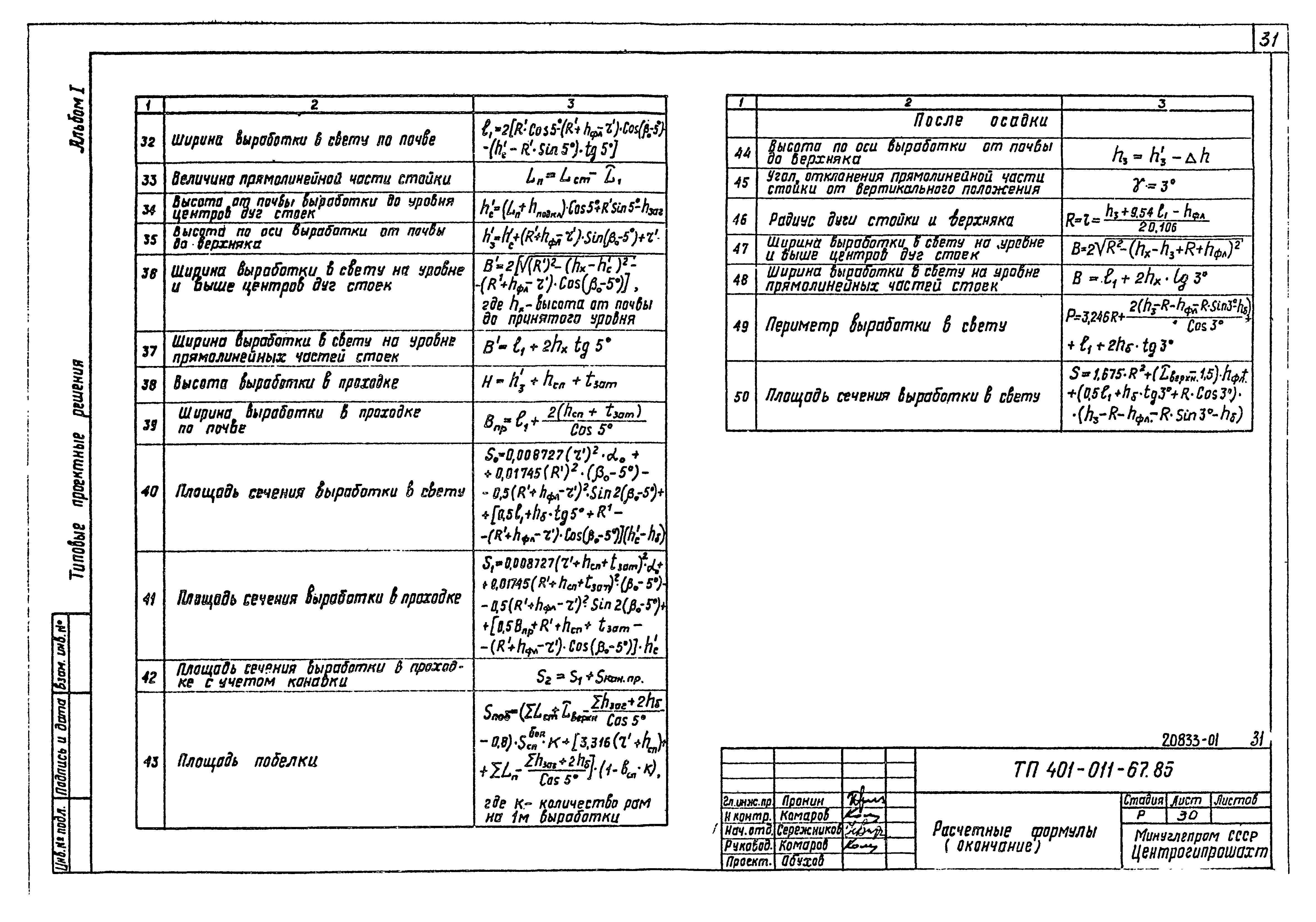 Типовые проектные решения 401-011-67.85