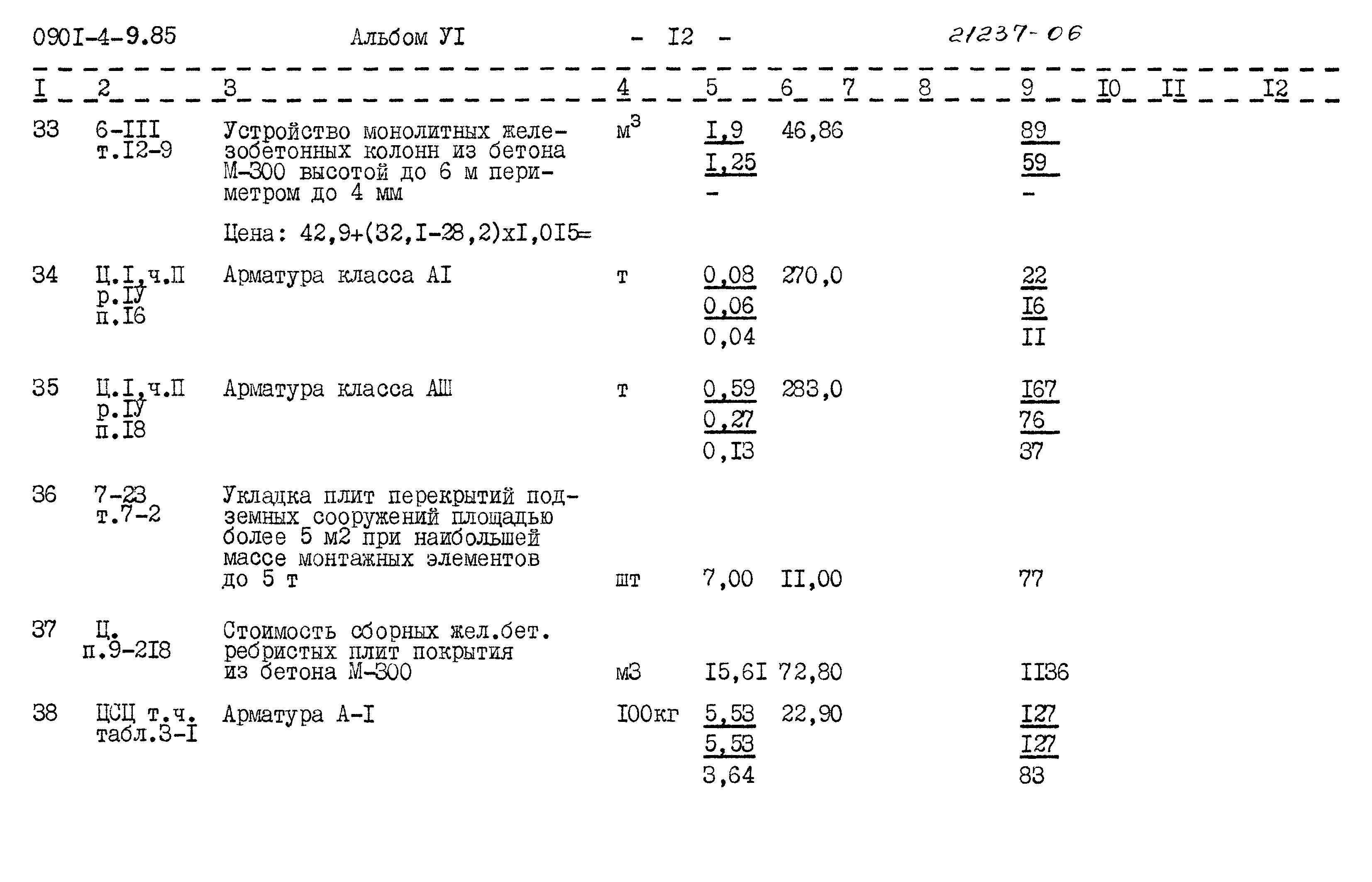 Типовой проект 0901-4-9.85