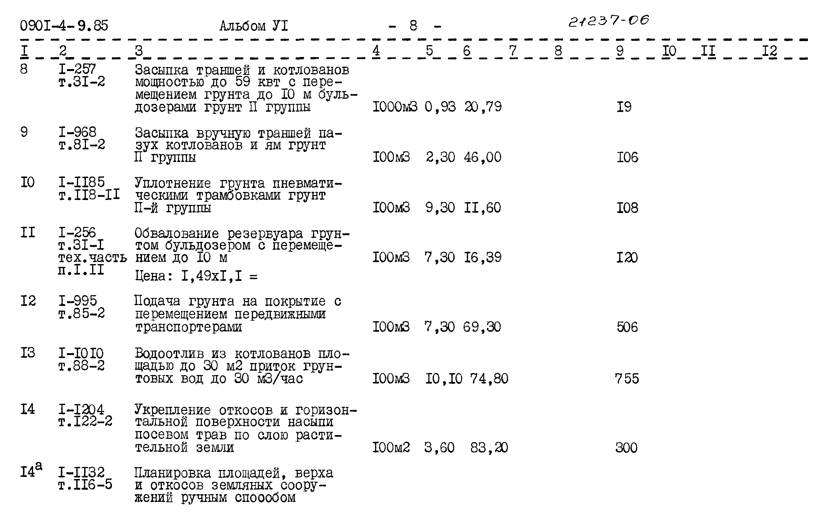 Типовой проект 0901-4-9.85