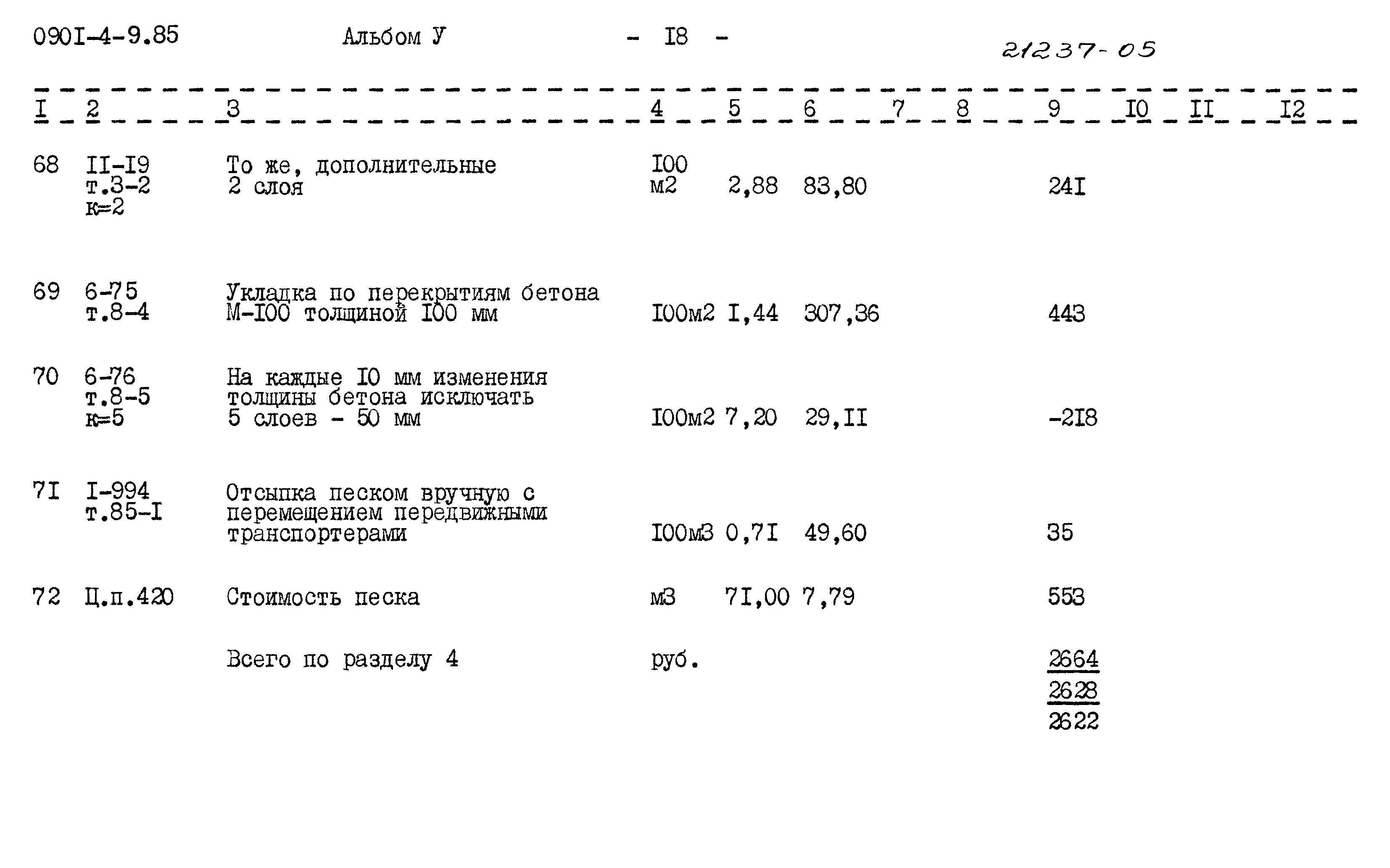 Типовой проект 0901-4-9.85