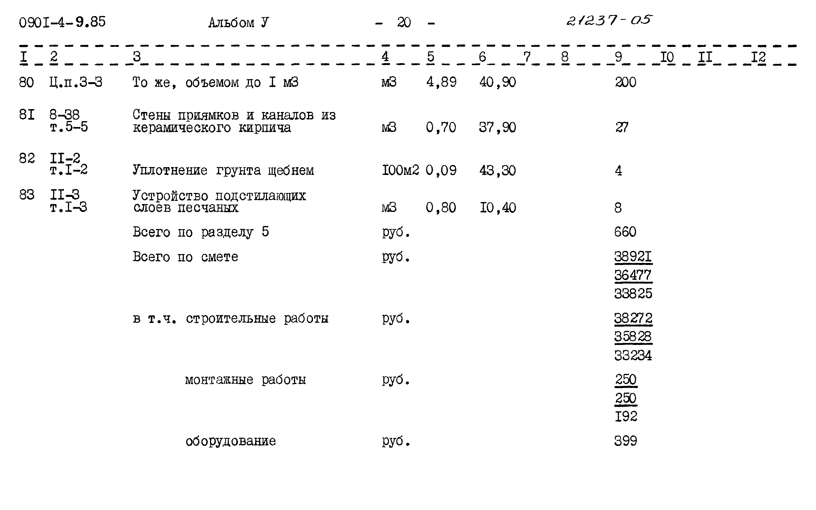 Типовой проект 0901-4-9.85