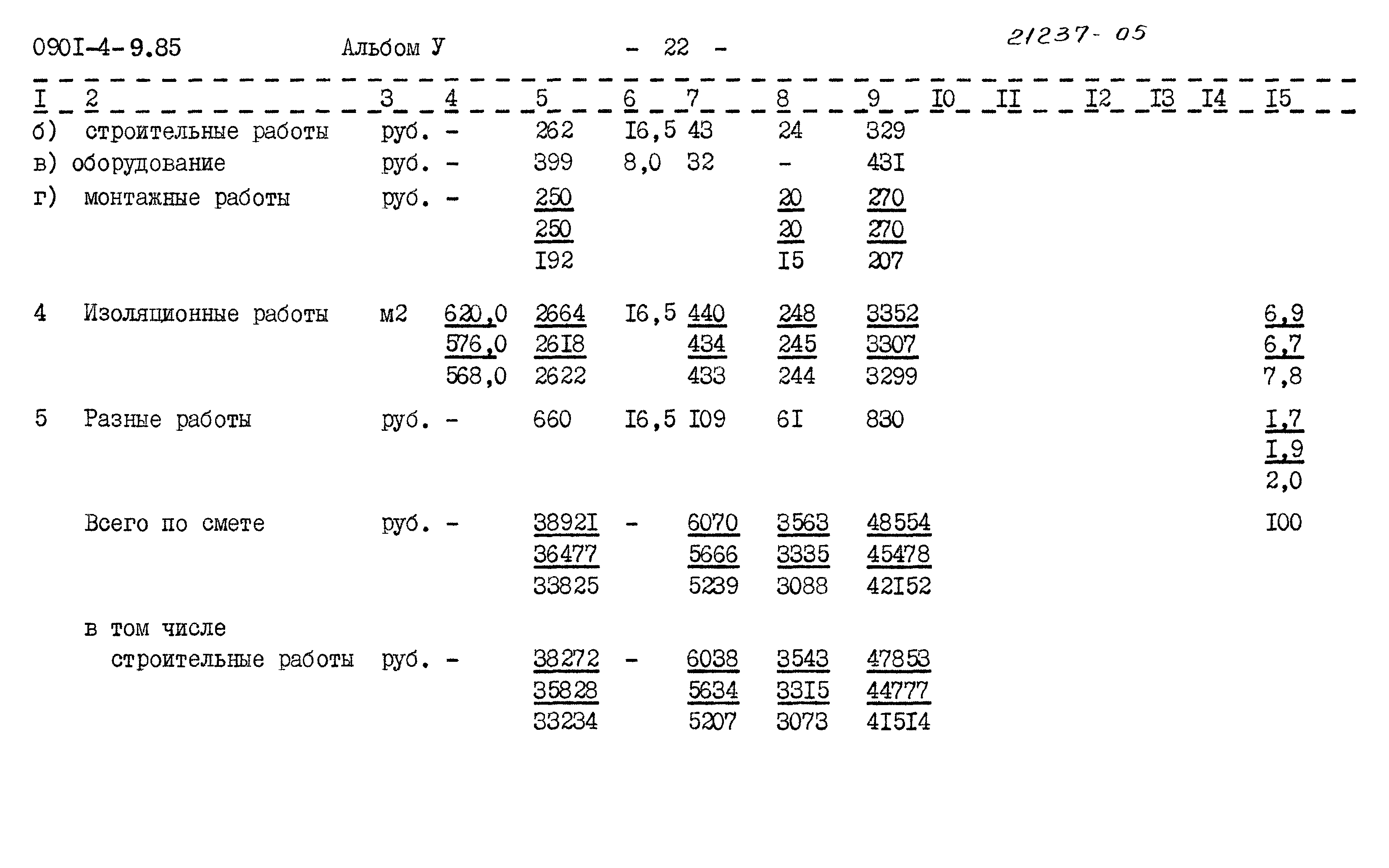 Типовой проект 0901-4-9.85