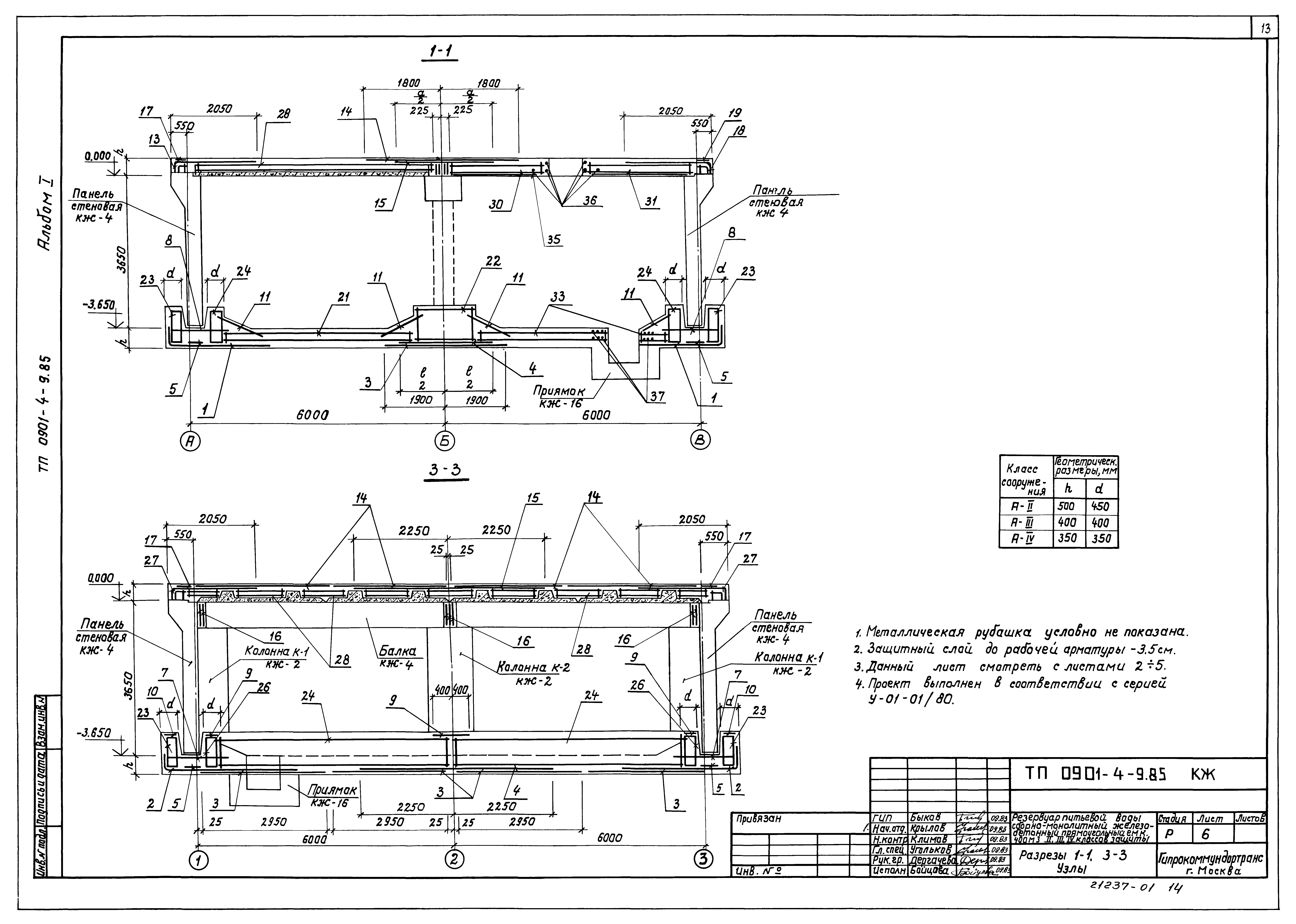 Типовой проект 0901-4-9.85