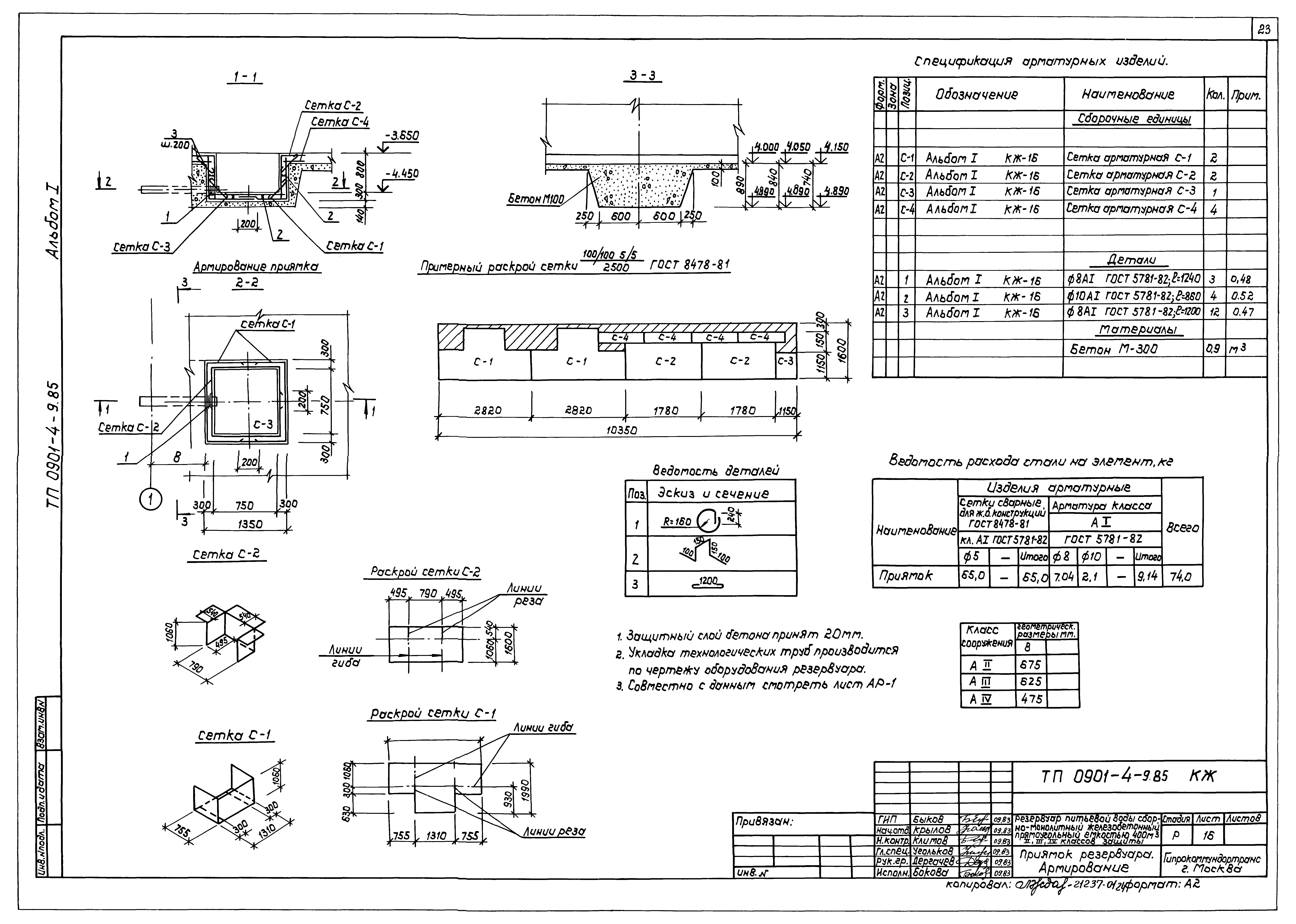 Типовой проект 0901-4-9.85