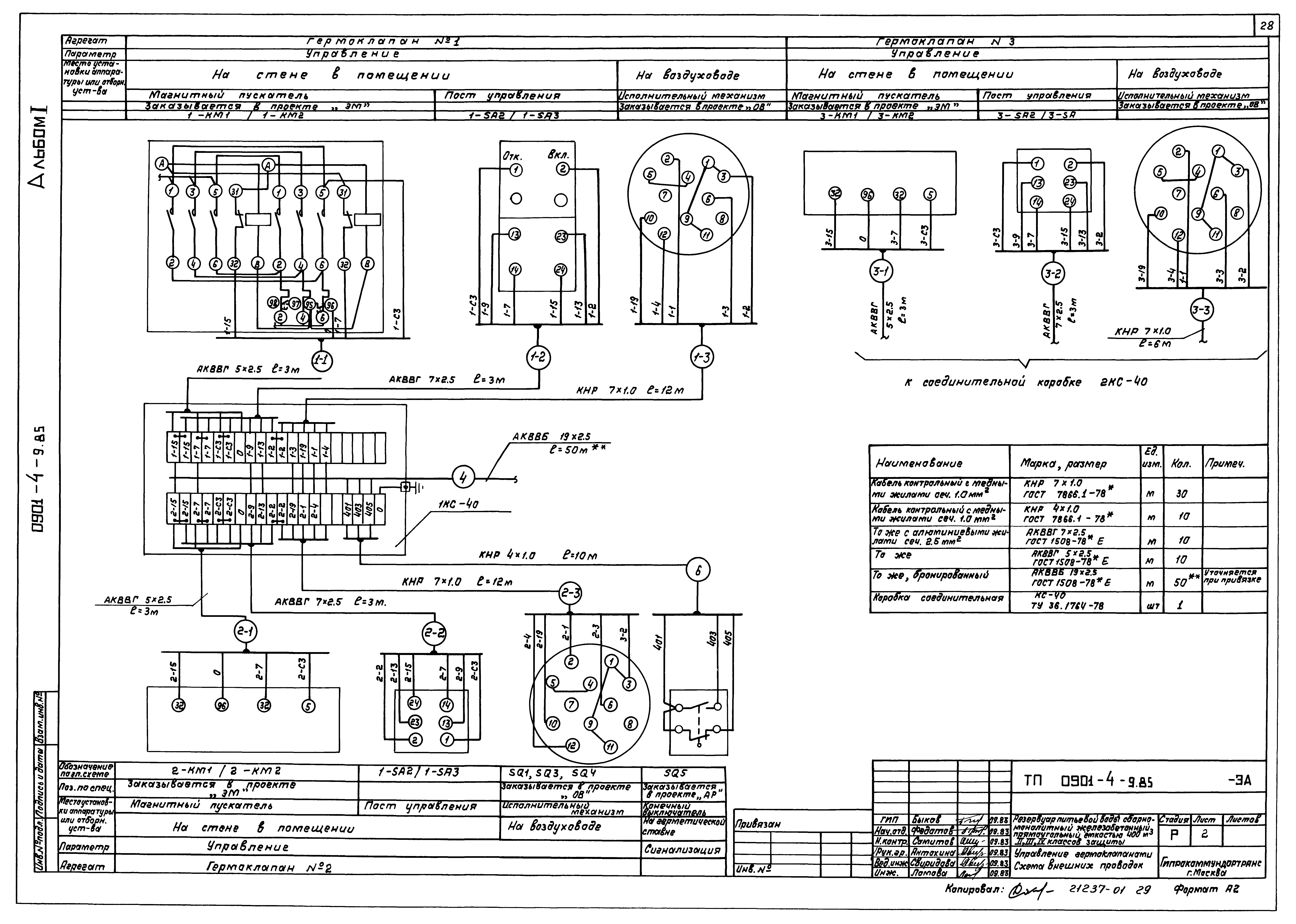 Типовой проект 0901-4-9.85