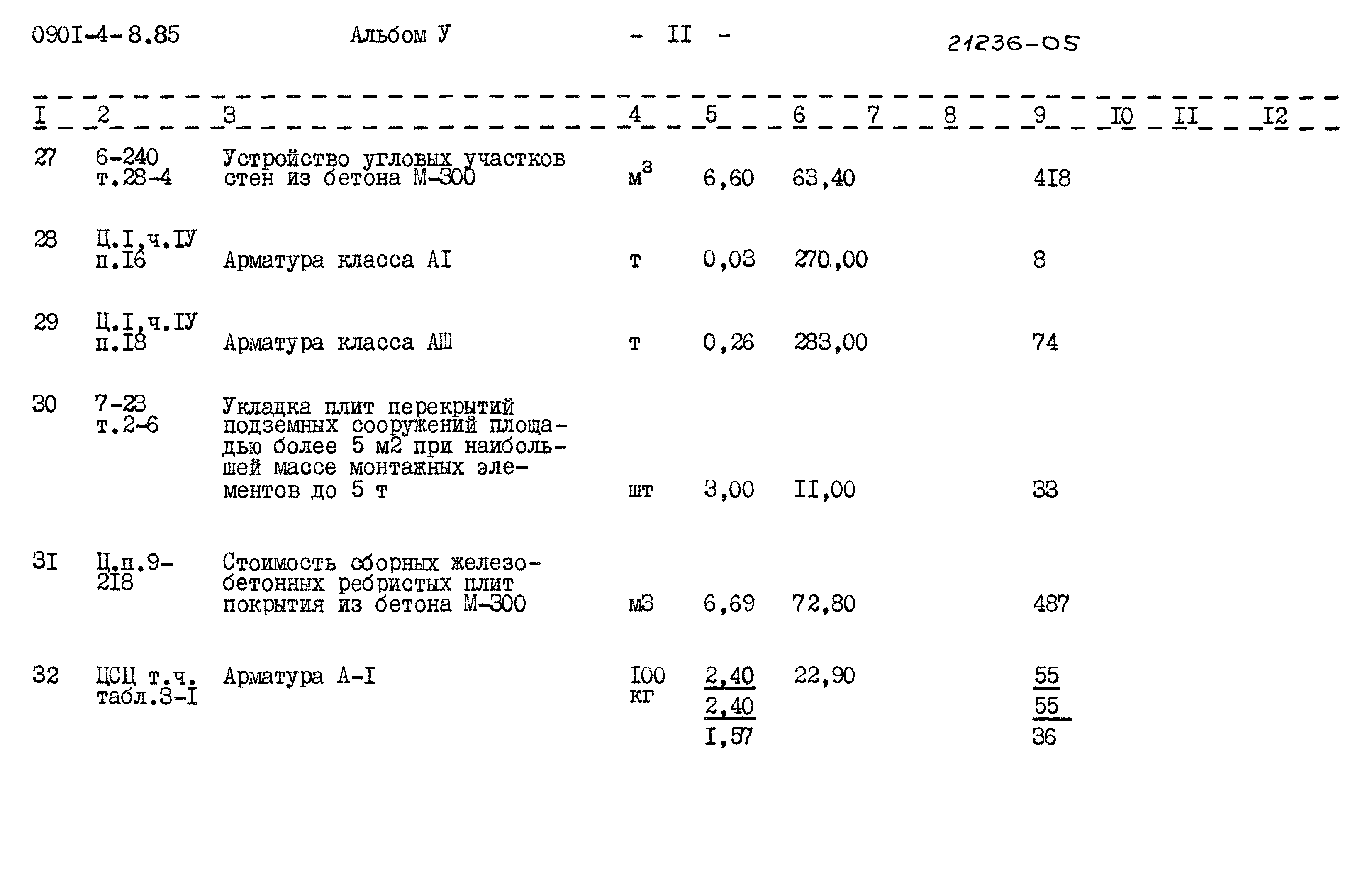 Типовой проект 0901-4-8.85