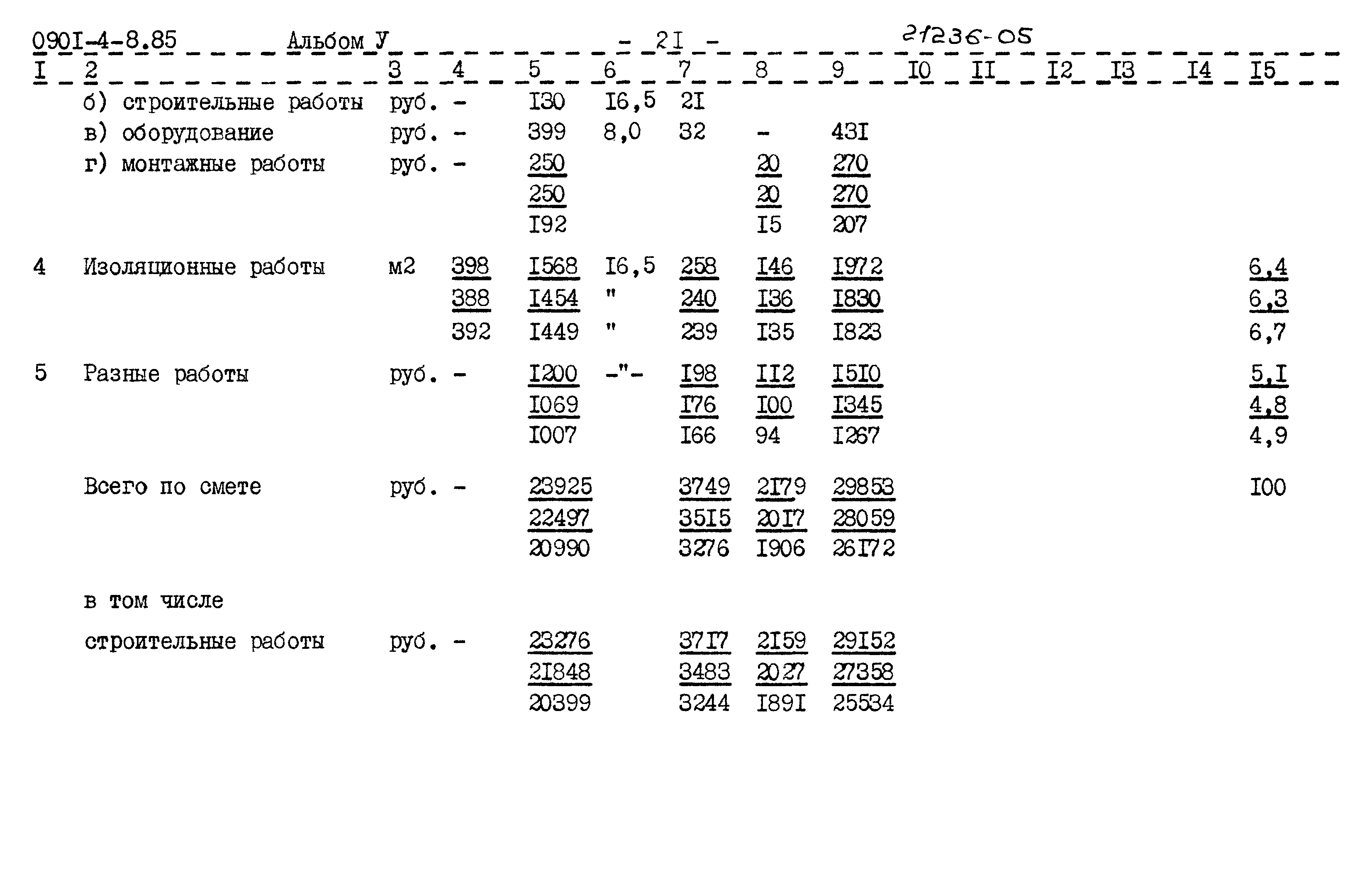 Типовой проект 0901-4-8.85