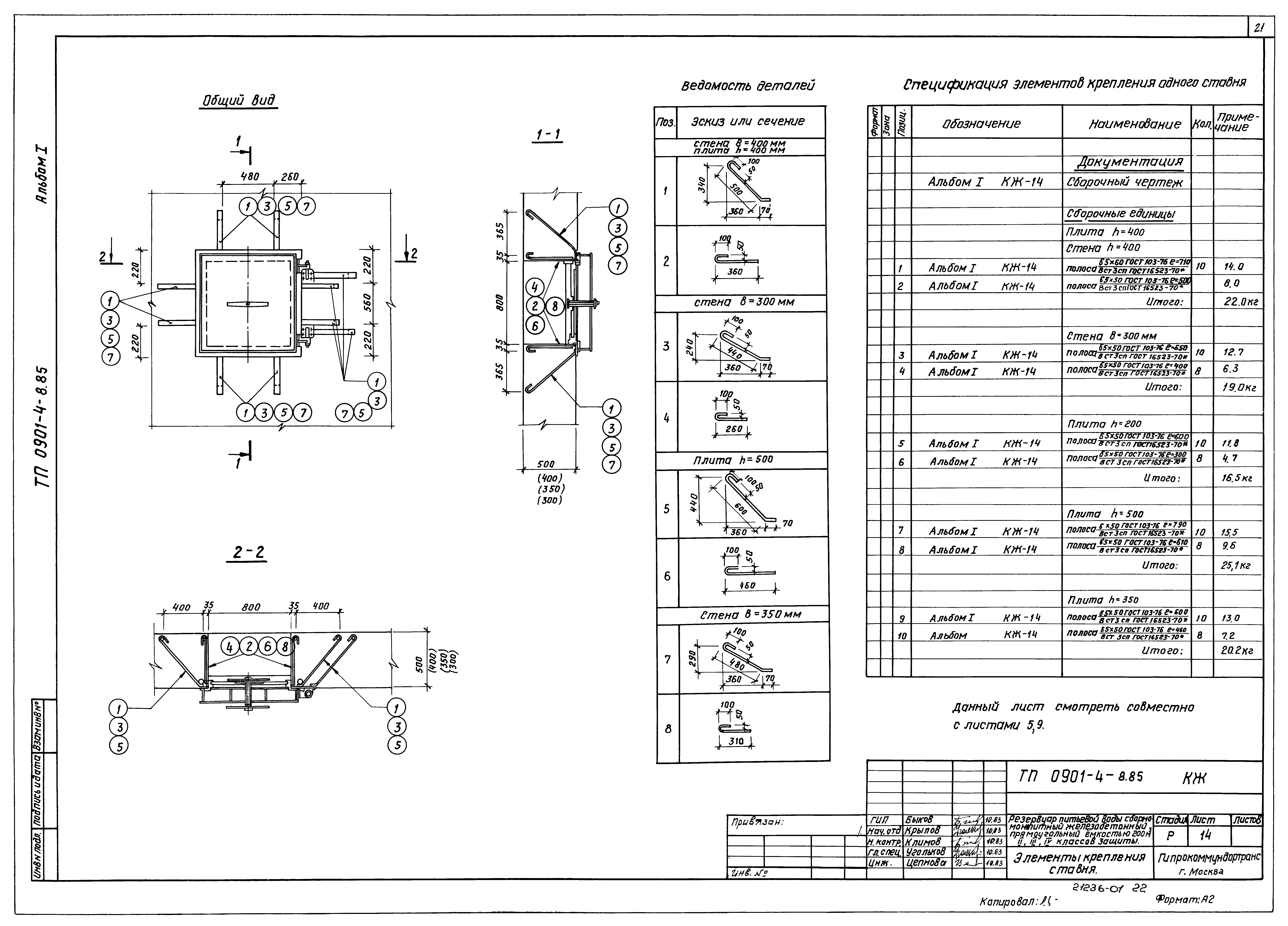 Типовой проект 0901-4-8.85