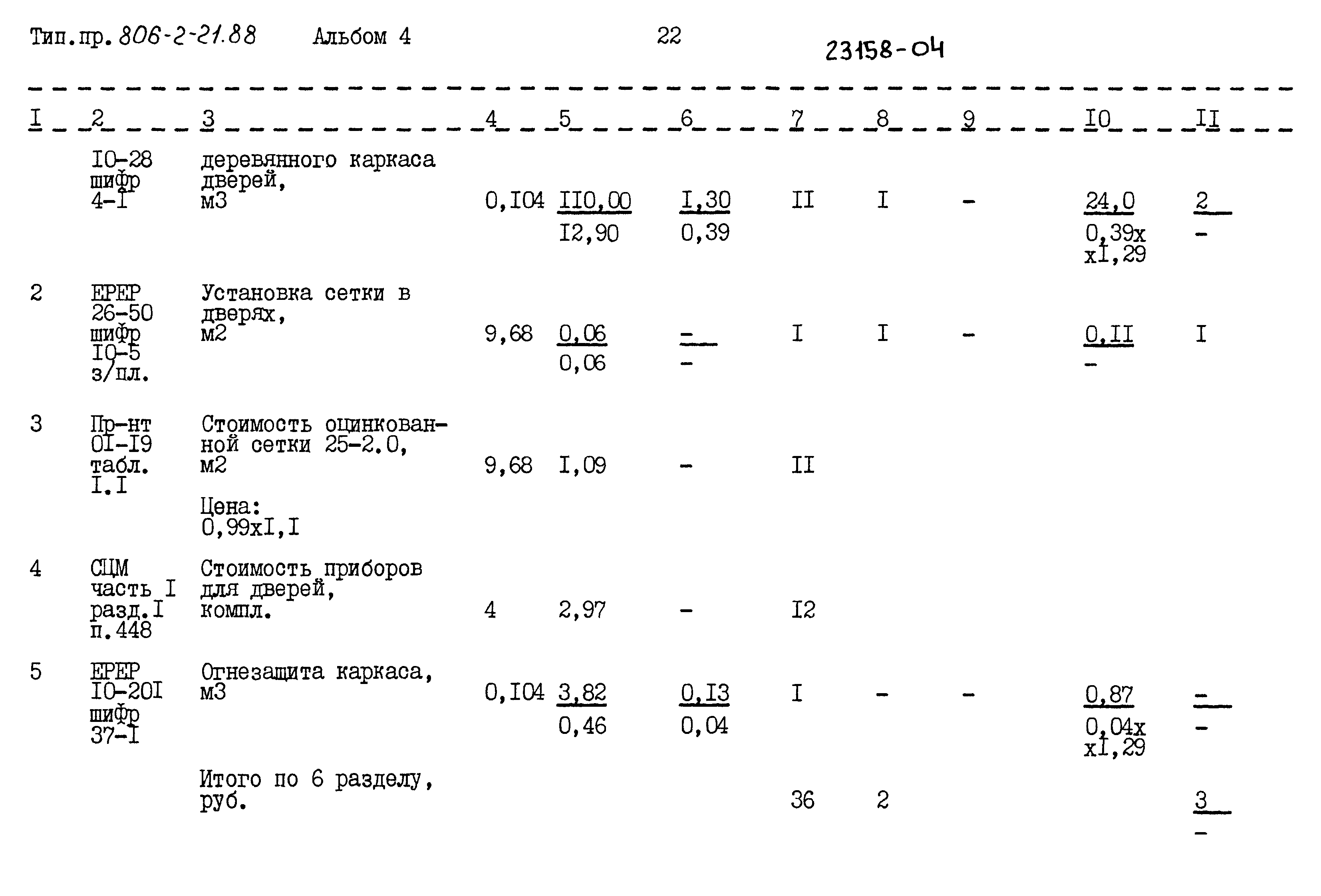 Типовой проект 806-2-21.88