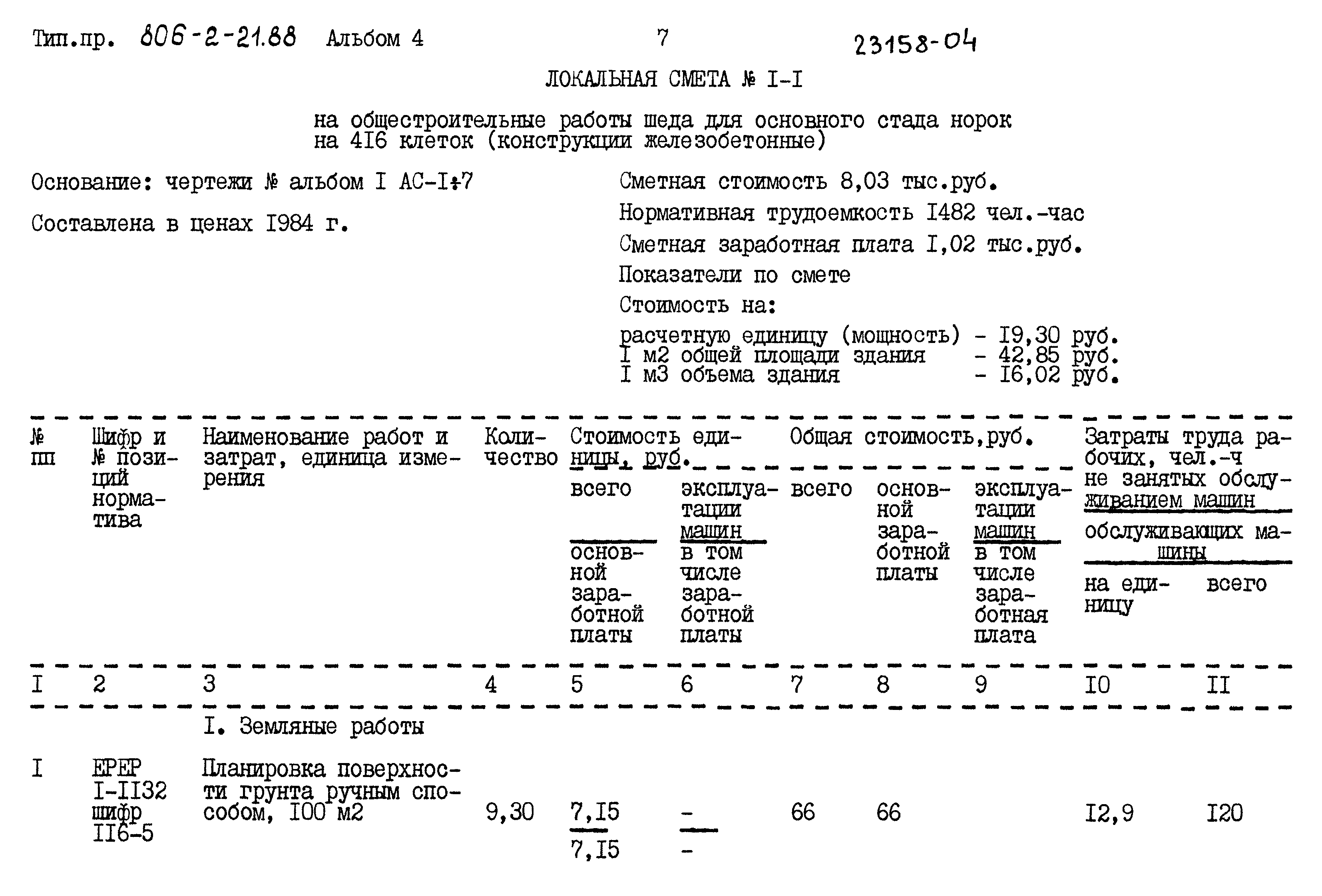 Типовой проект 806-2-21.88