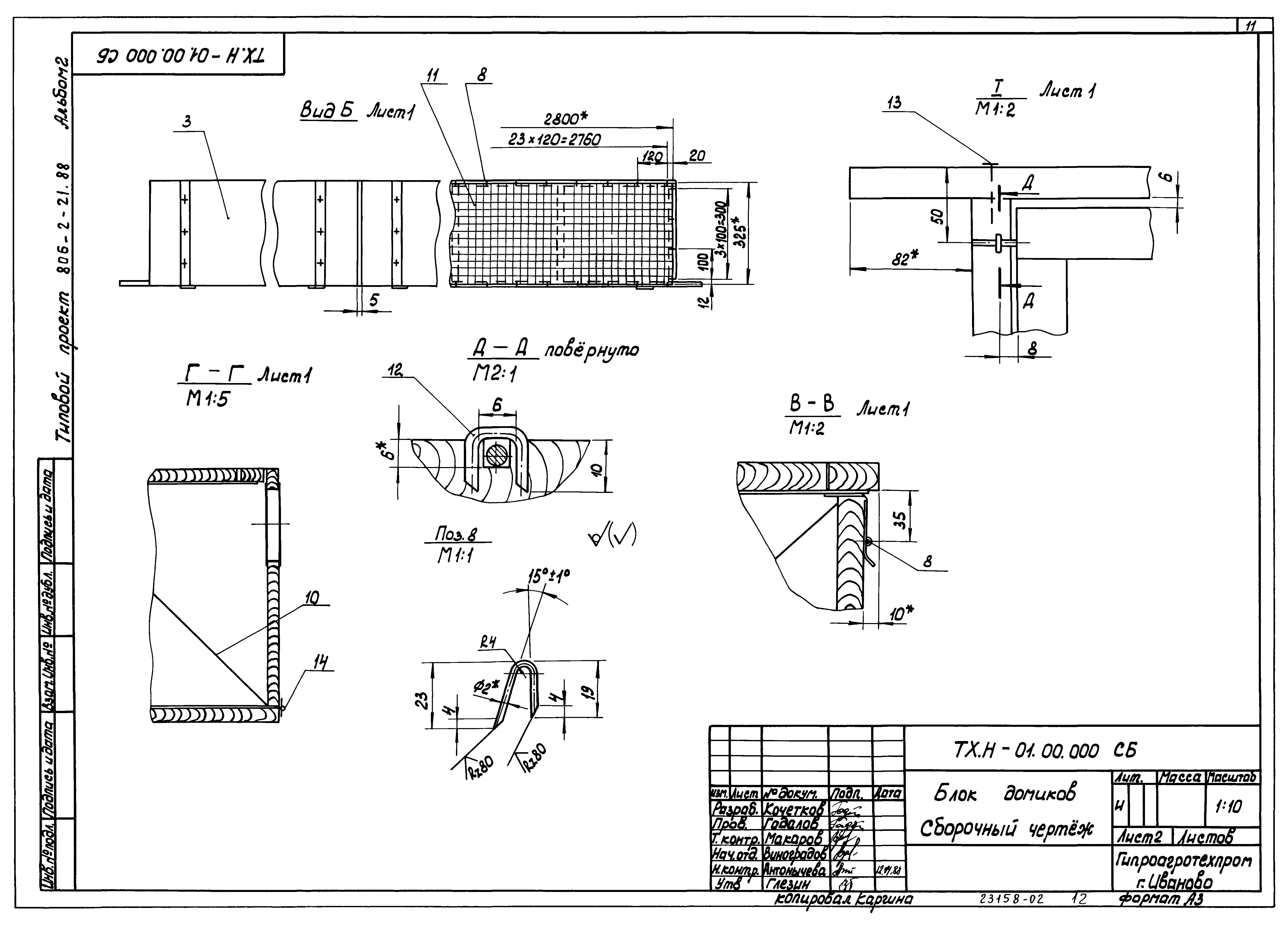 Типовой проект 806-2-21.88