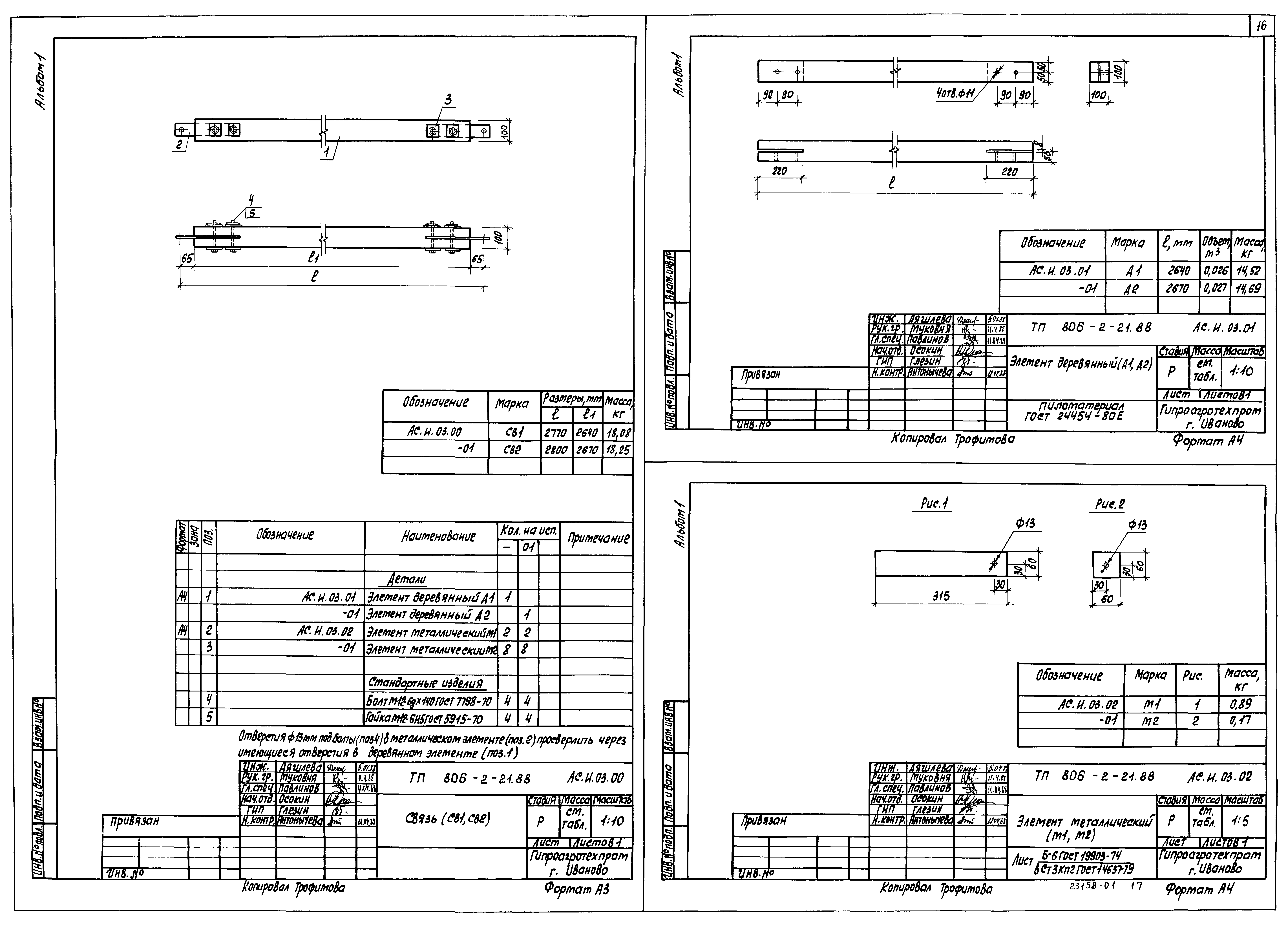 Типовой проект 806-2-21.88