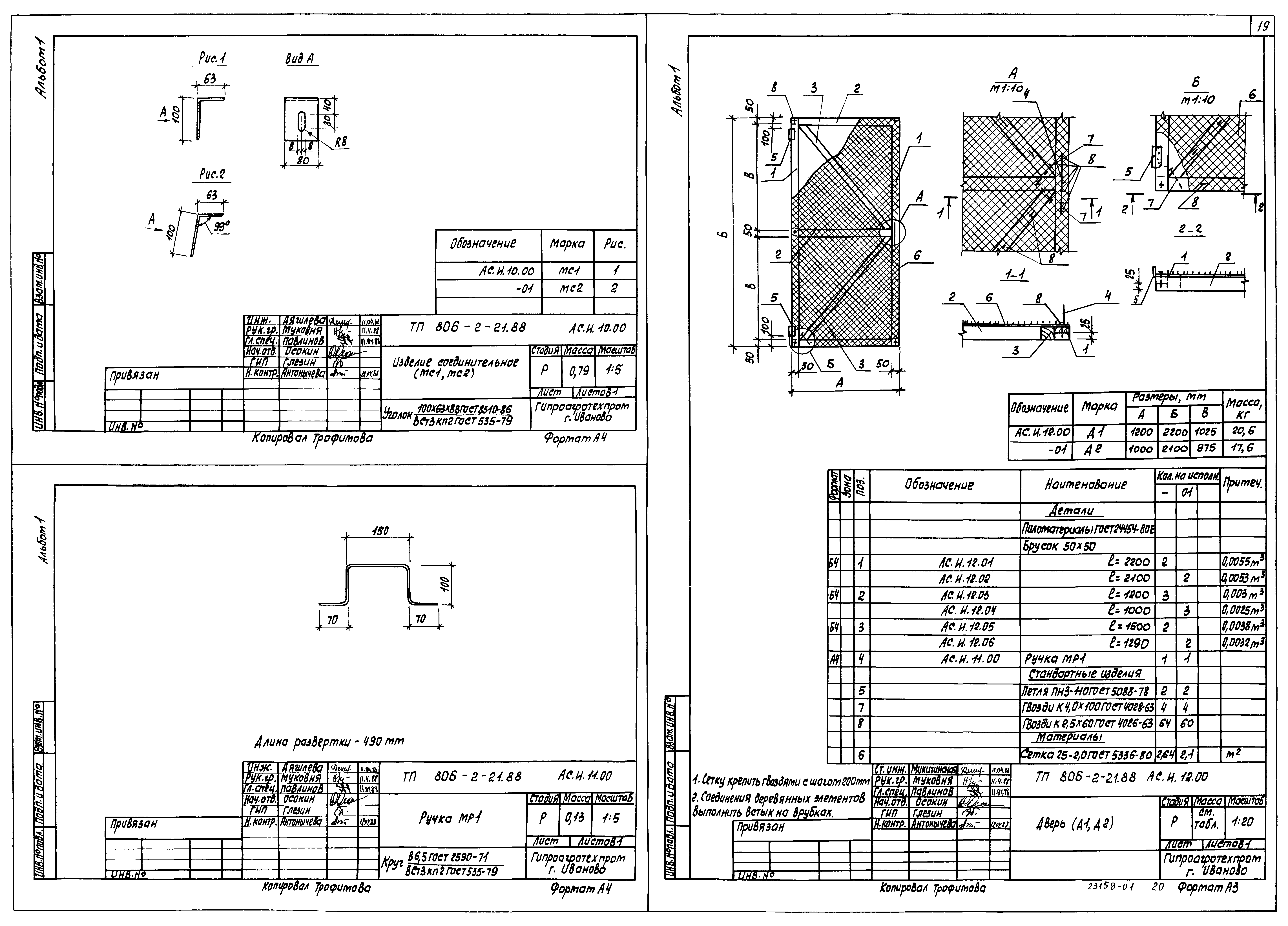Типовой проект 806-2-21.88