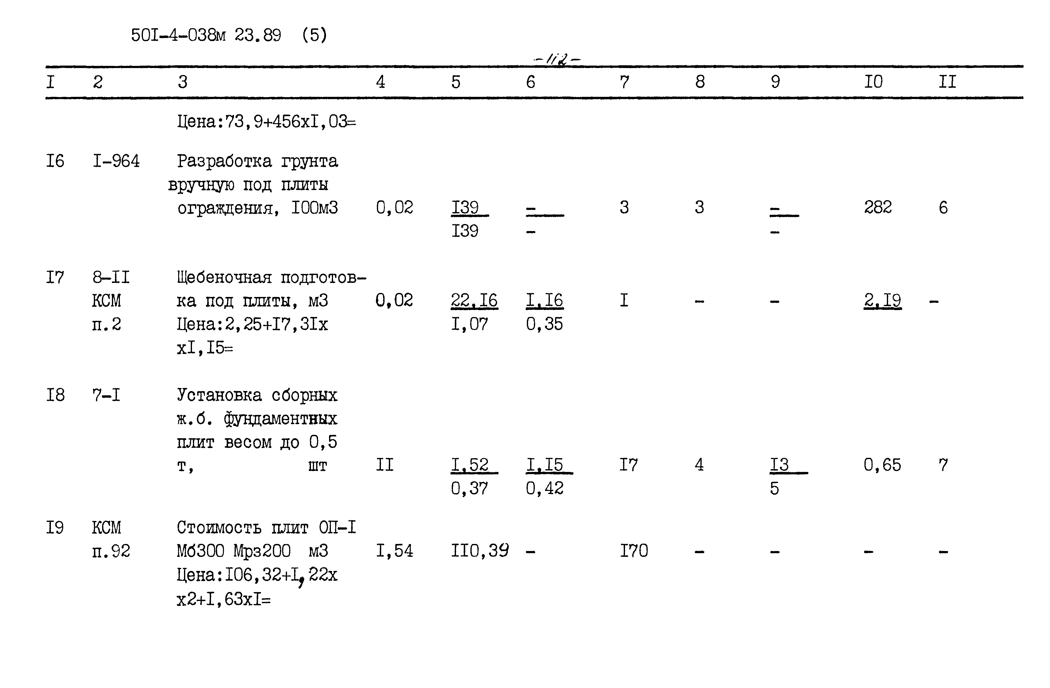 Типовые проектные решения 501-4-038м.23.89