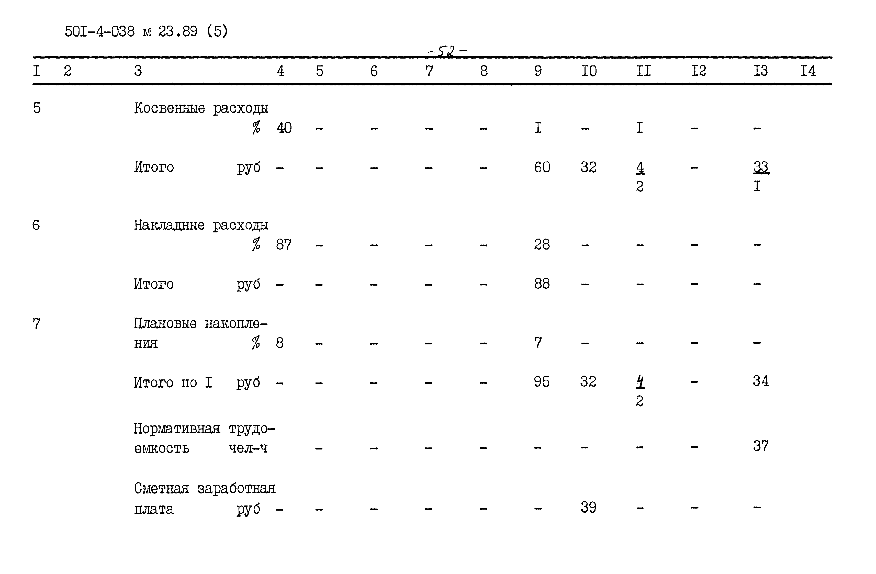 Типовые проектные решения 501-4-038м.23.89