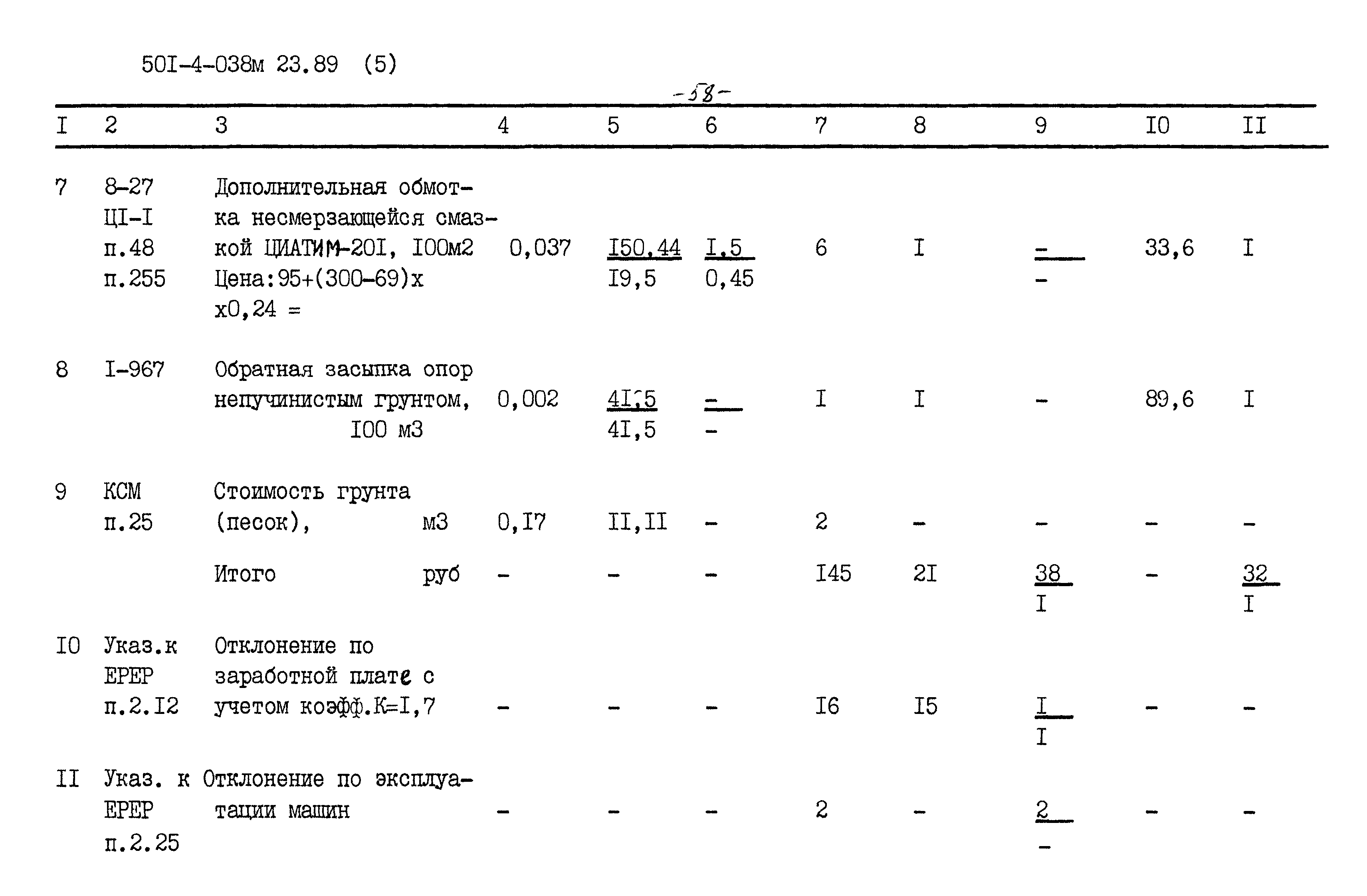 Типовые проектные решения 501-4-038м.23.89