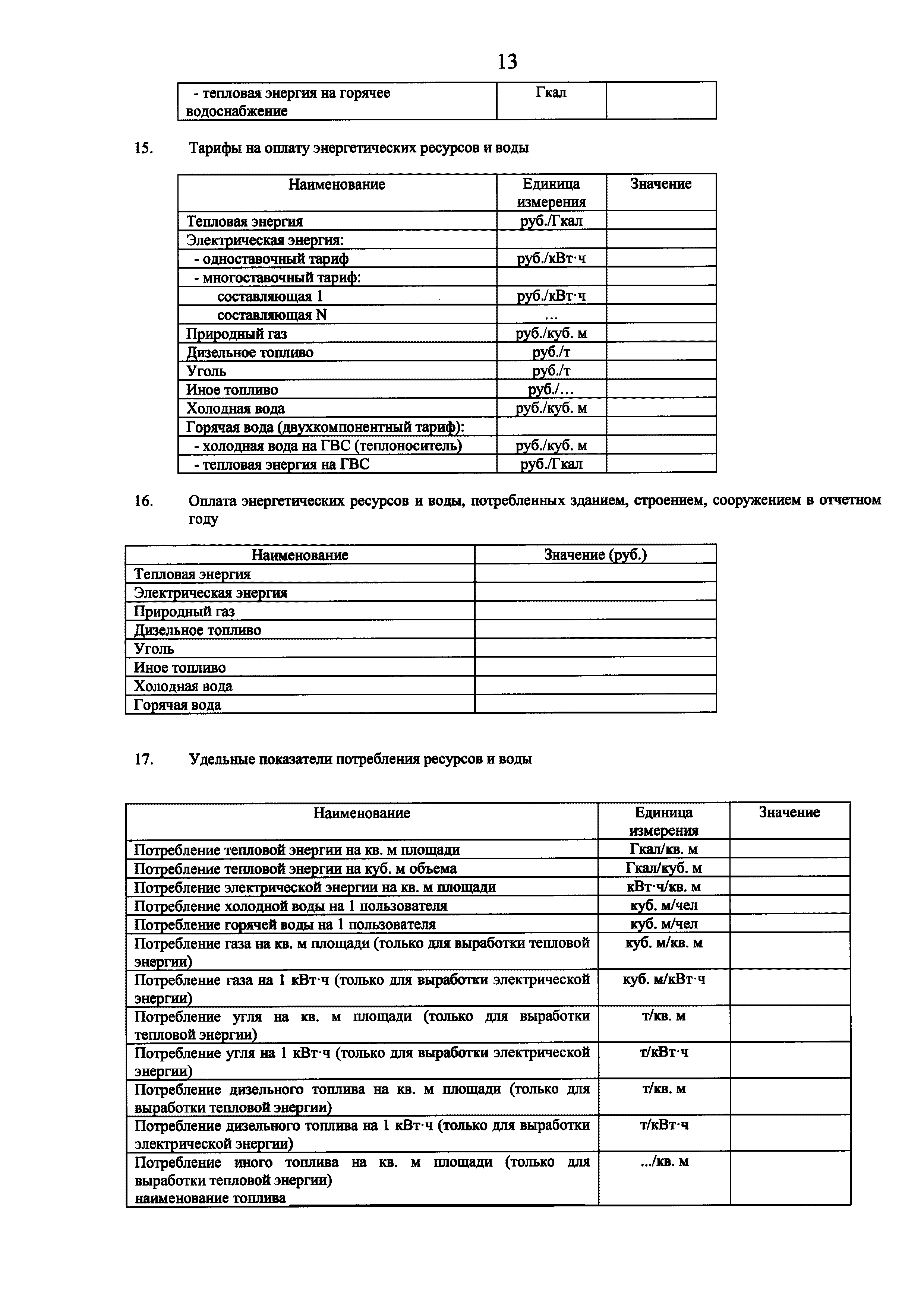 Декларация потребления энергетических ресурсов 2023