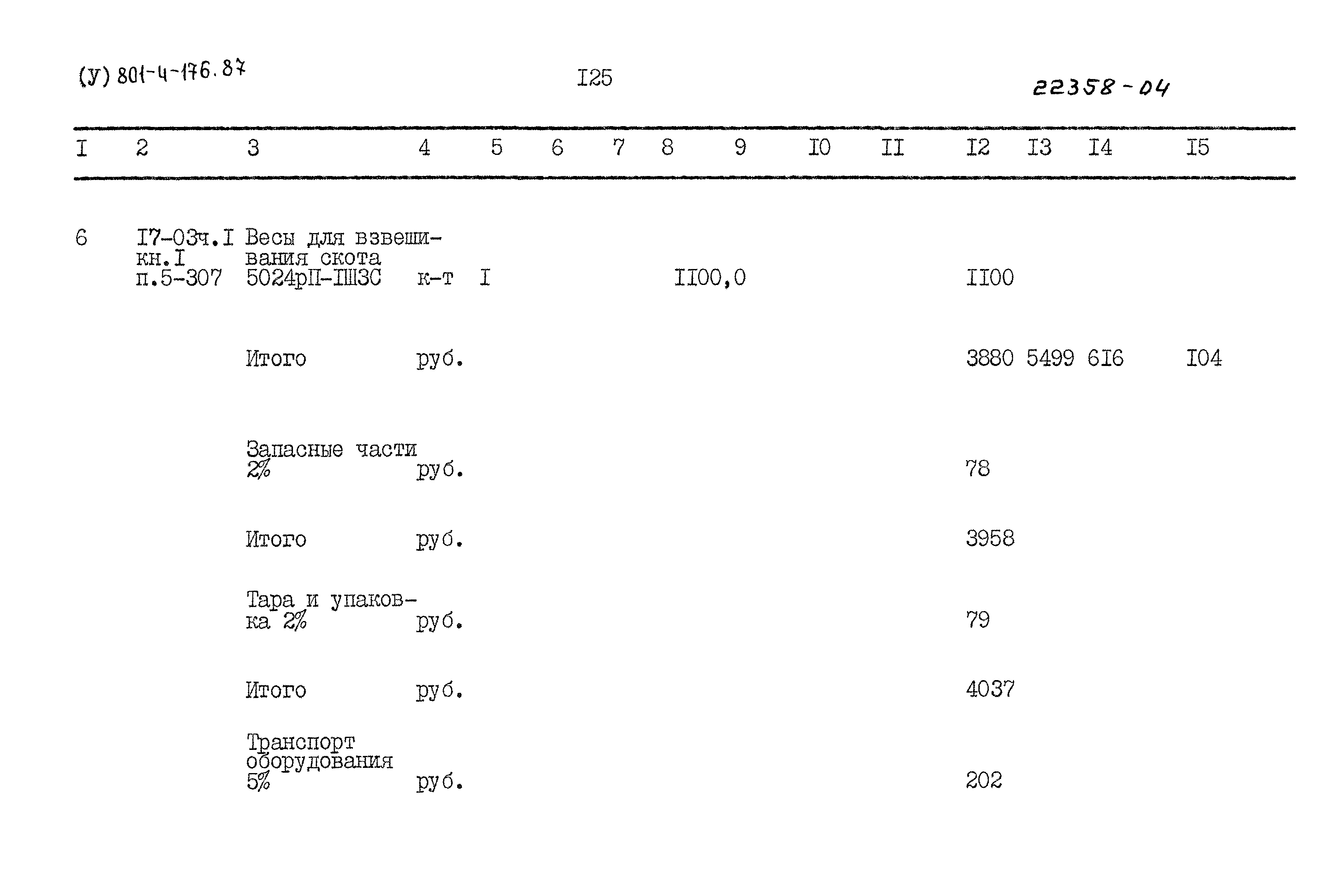Типовой проект 801-4-176.87