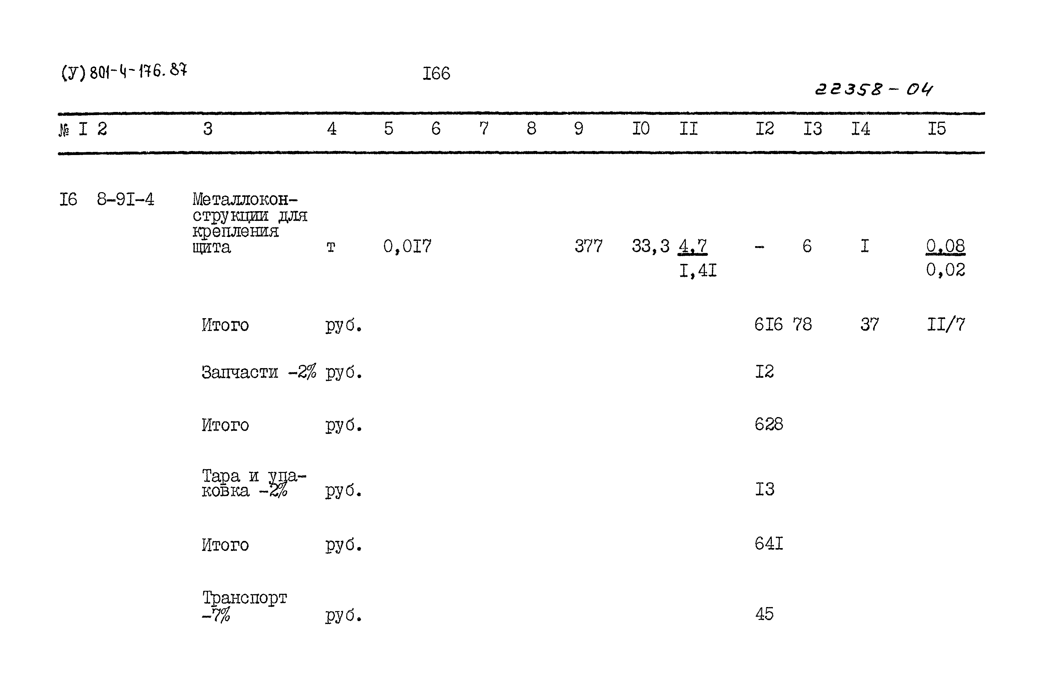 Типовой проект 801-4-176.87