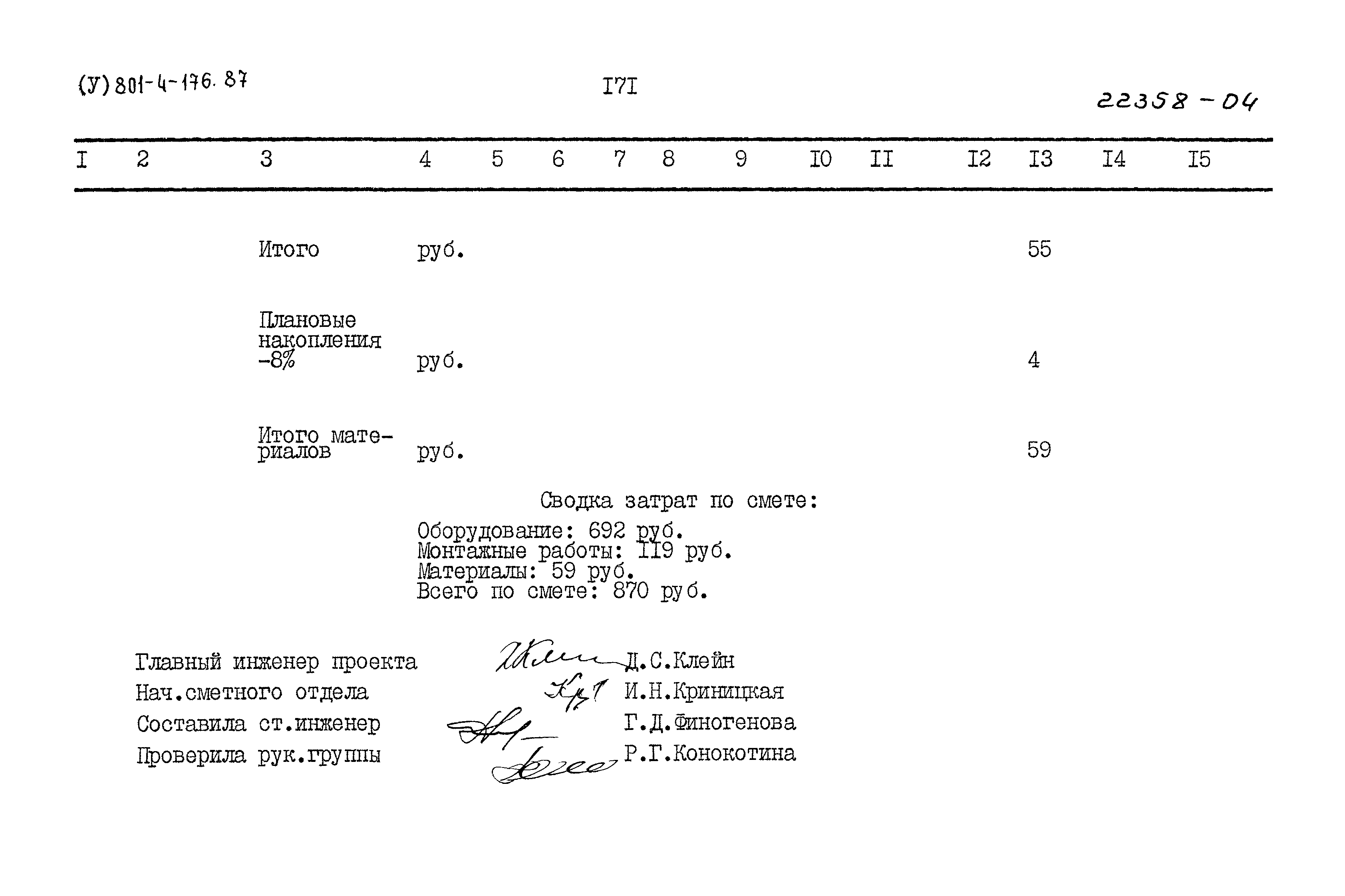 Типовой проект 801-4-176.87
