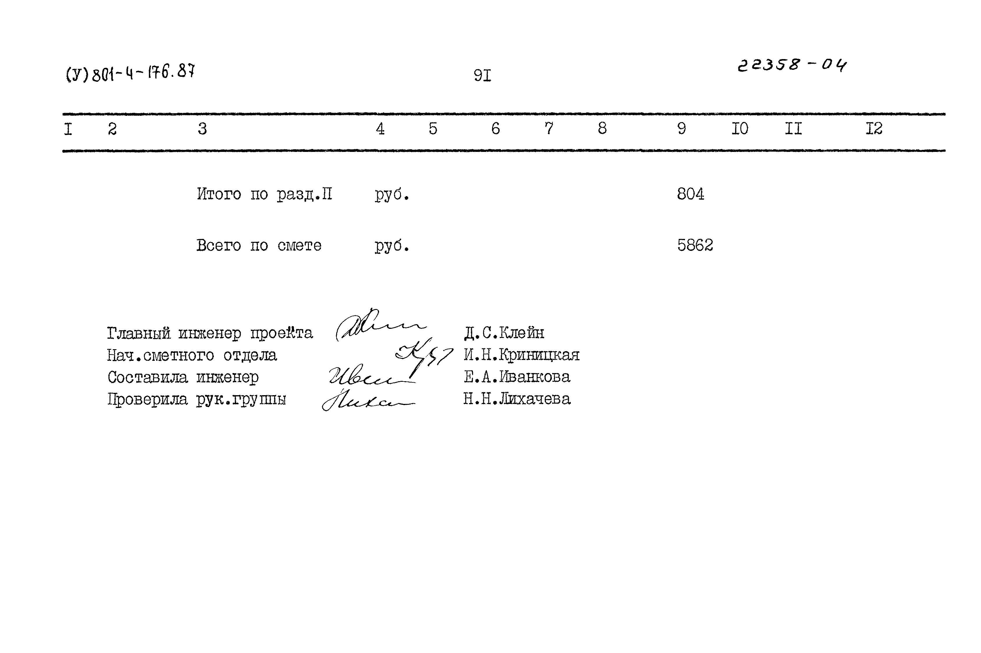 Типовой проект 801-4-176.87