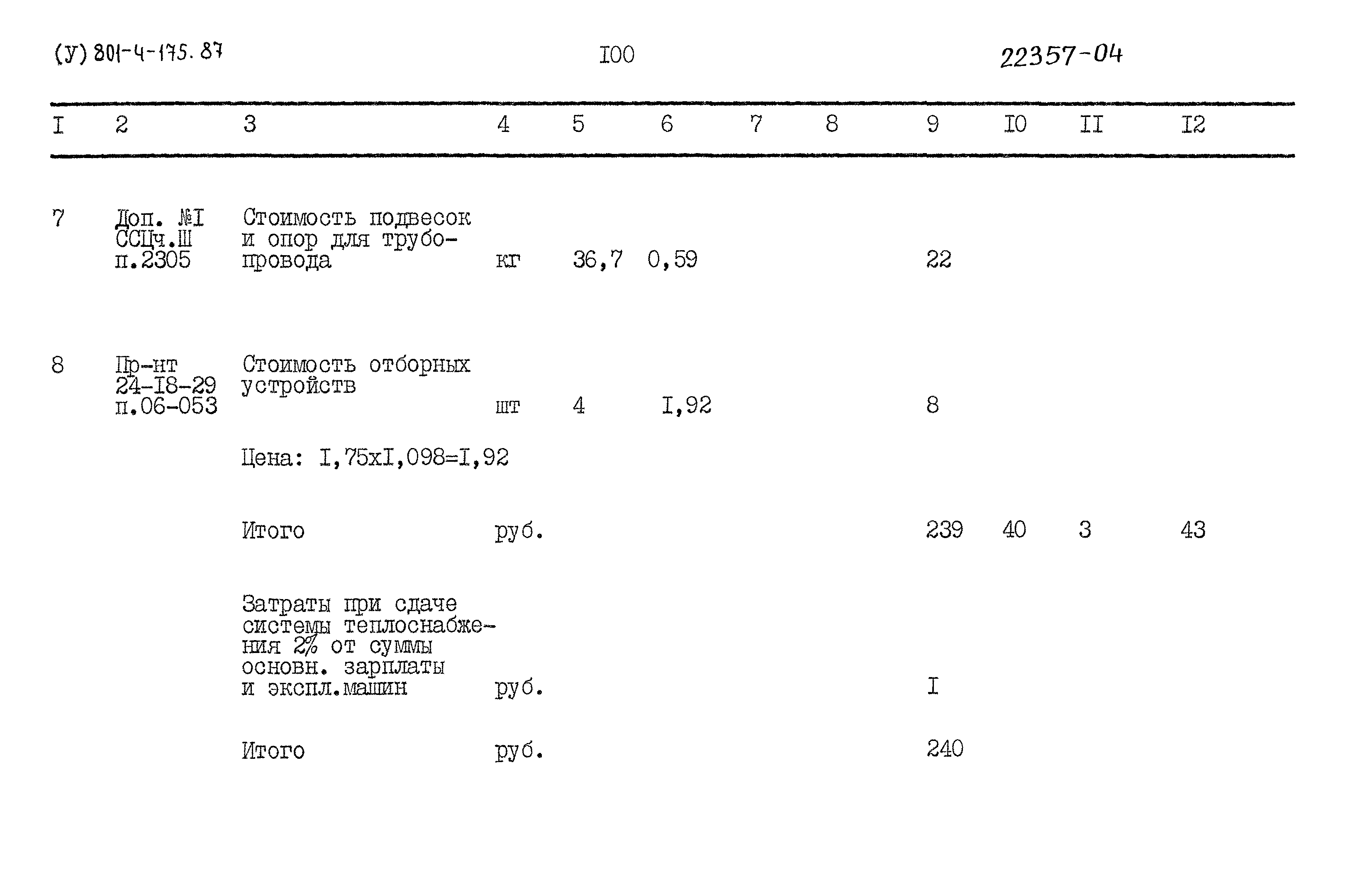 Типовой проект 801-4-175.87