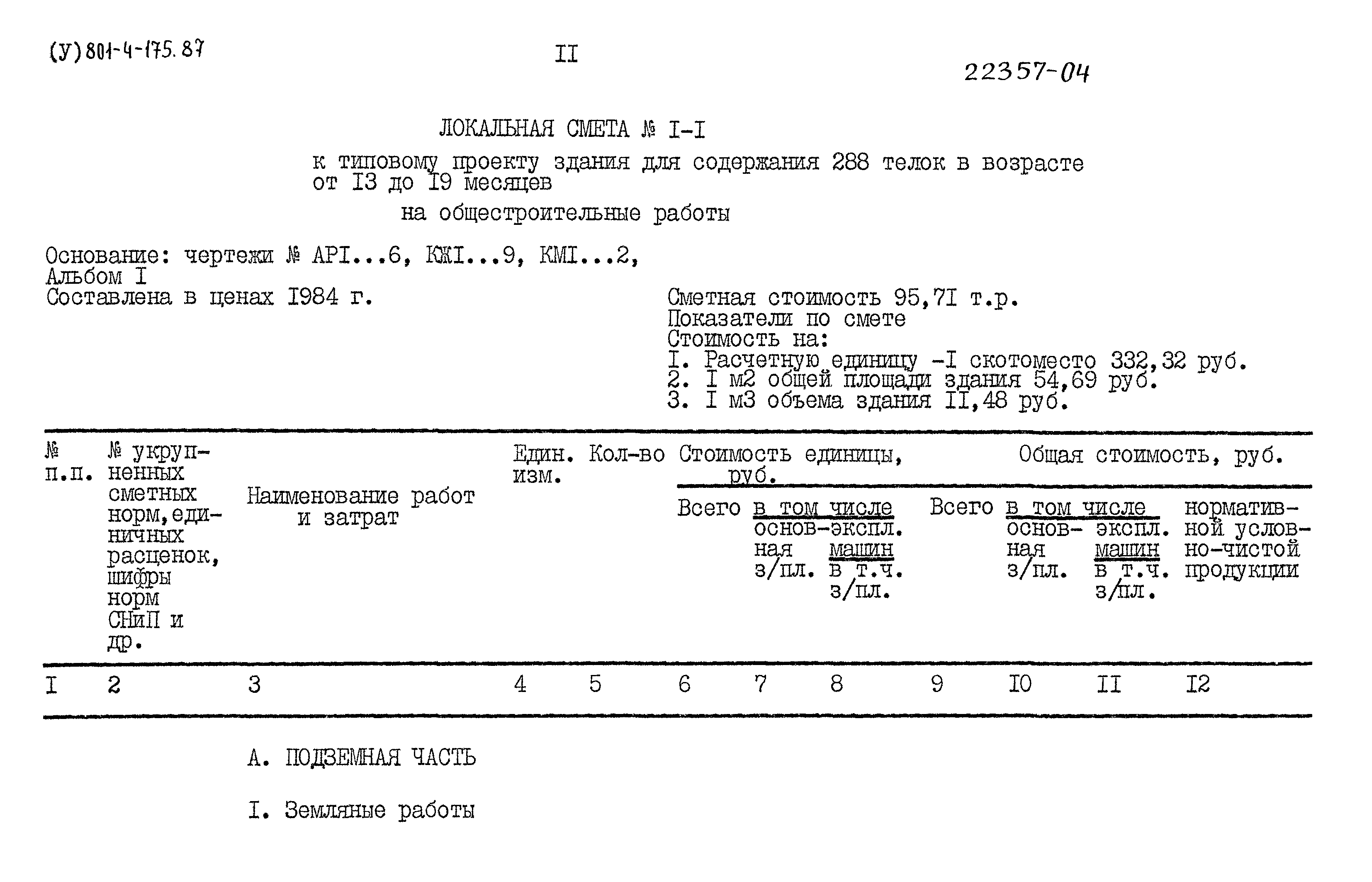 Типовой проект 801-4-175.87