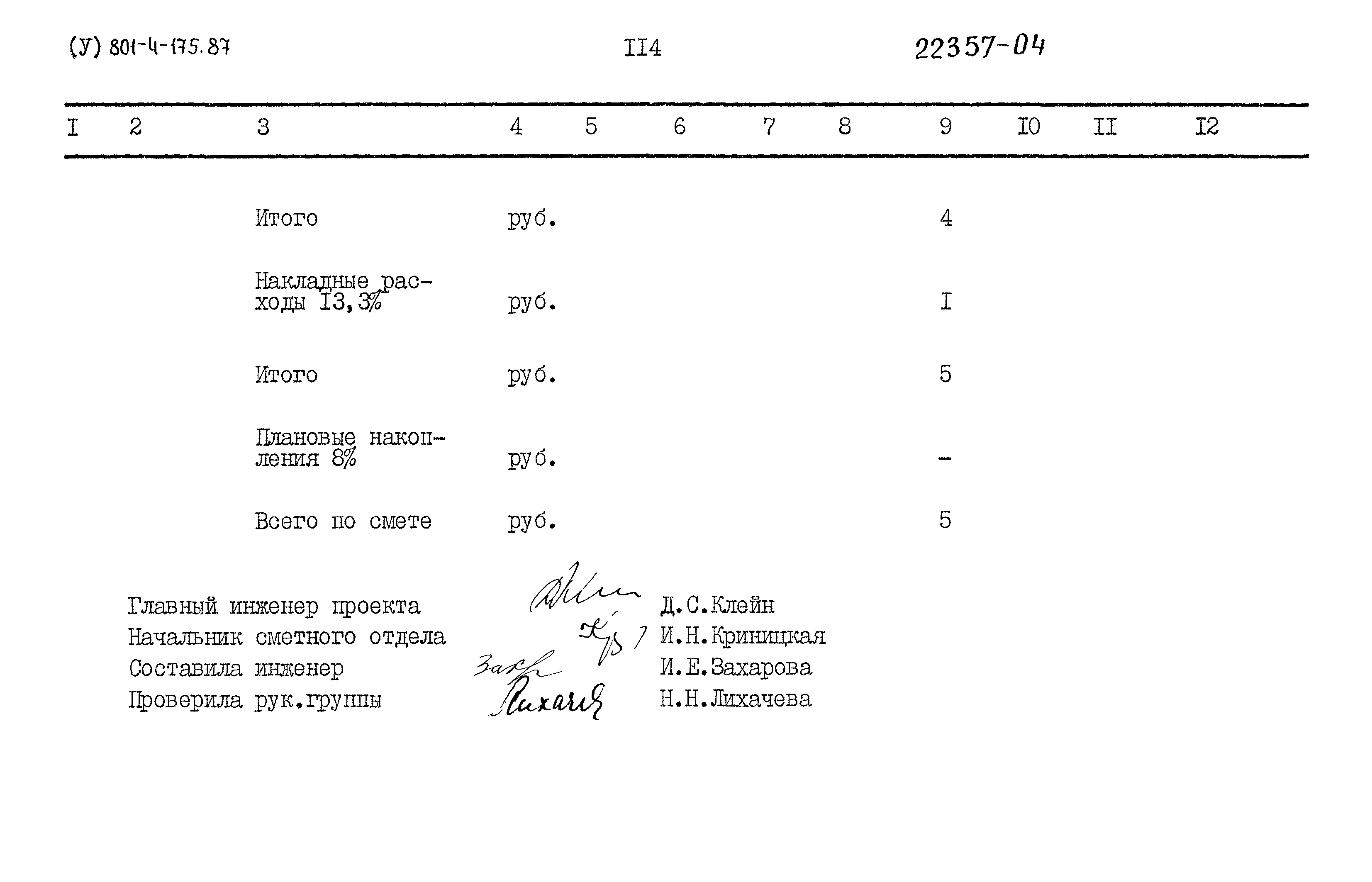 Типовой проект 801-4-175.87
